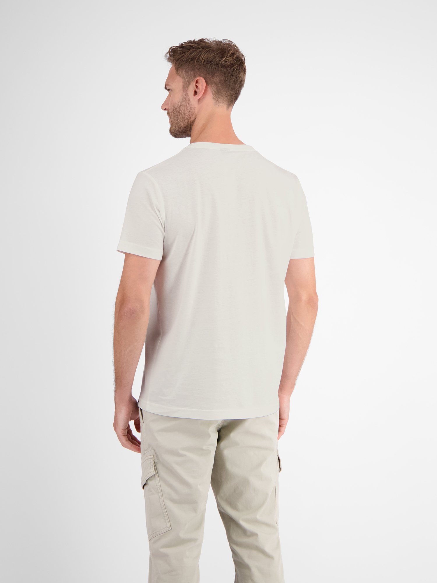 Lerros T-shirt LERROS T-shirt met LERROS print