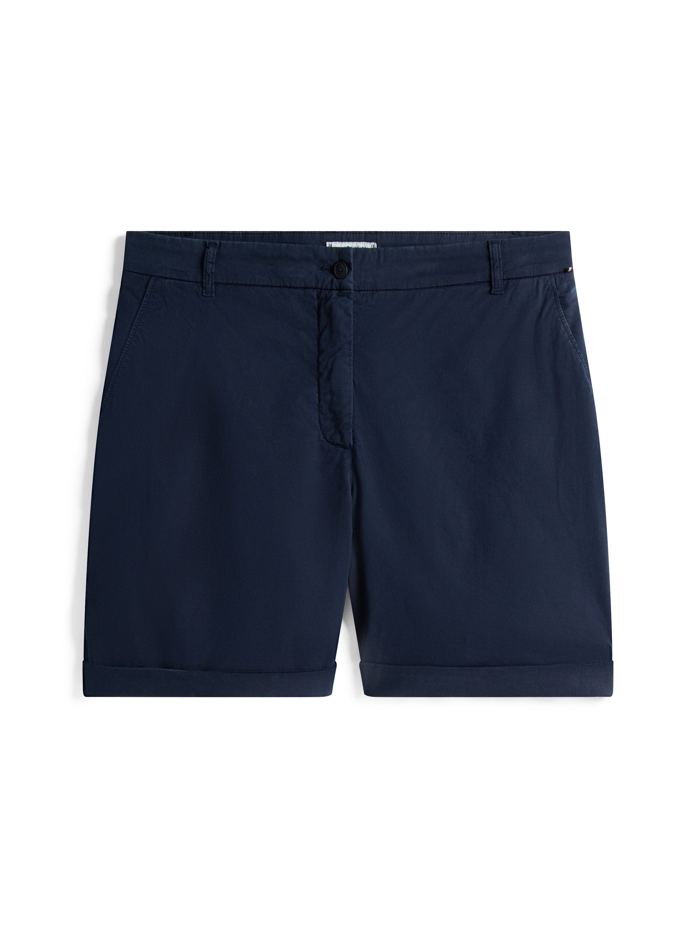 Tommy Hilfiger Curve Short CRV CO BLEND GMD CHINO SHORT in grote maten, chino kwaliteit, logoborduursel