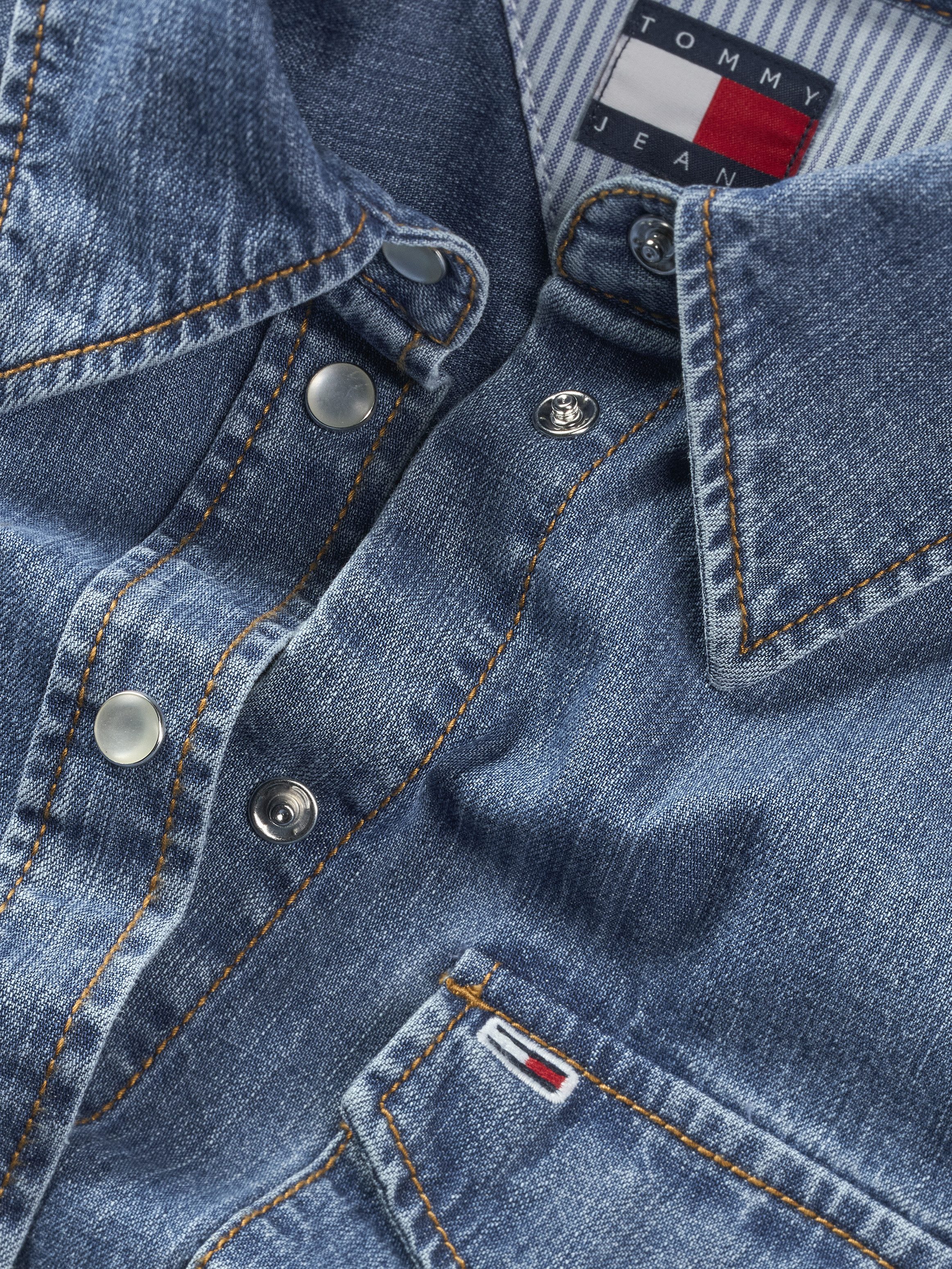 TOMMY JEANS jurk REGULAR WESTERN DRESS