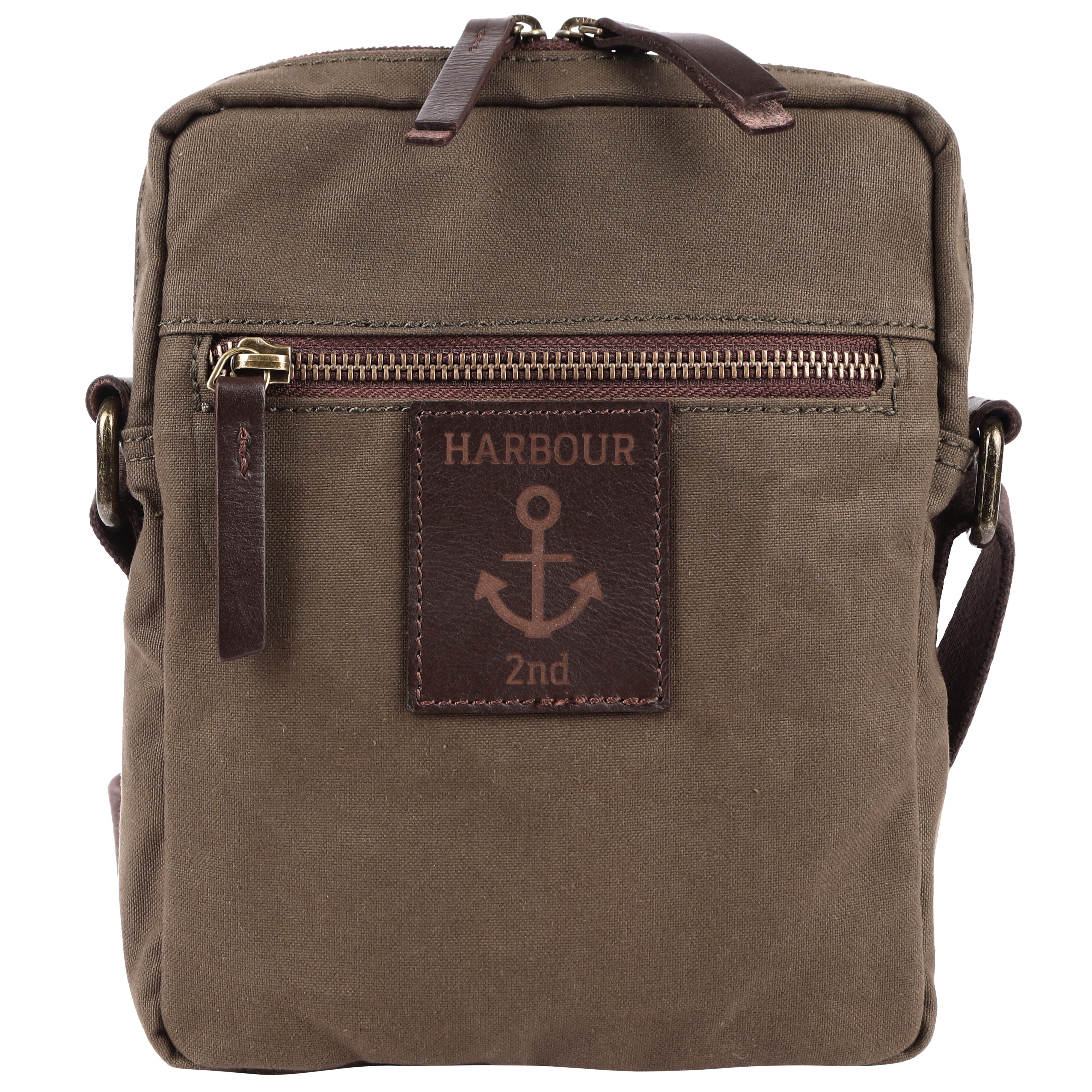 HARBOUR 2nd Schoudertas Antoni Vrijetijdstas, werktas, schoudertas unisex schoudertassen maat 22 cm groen