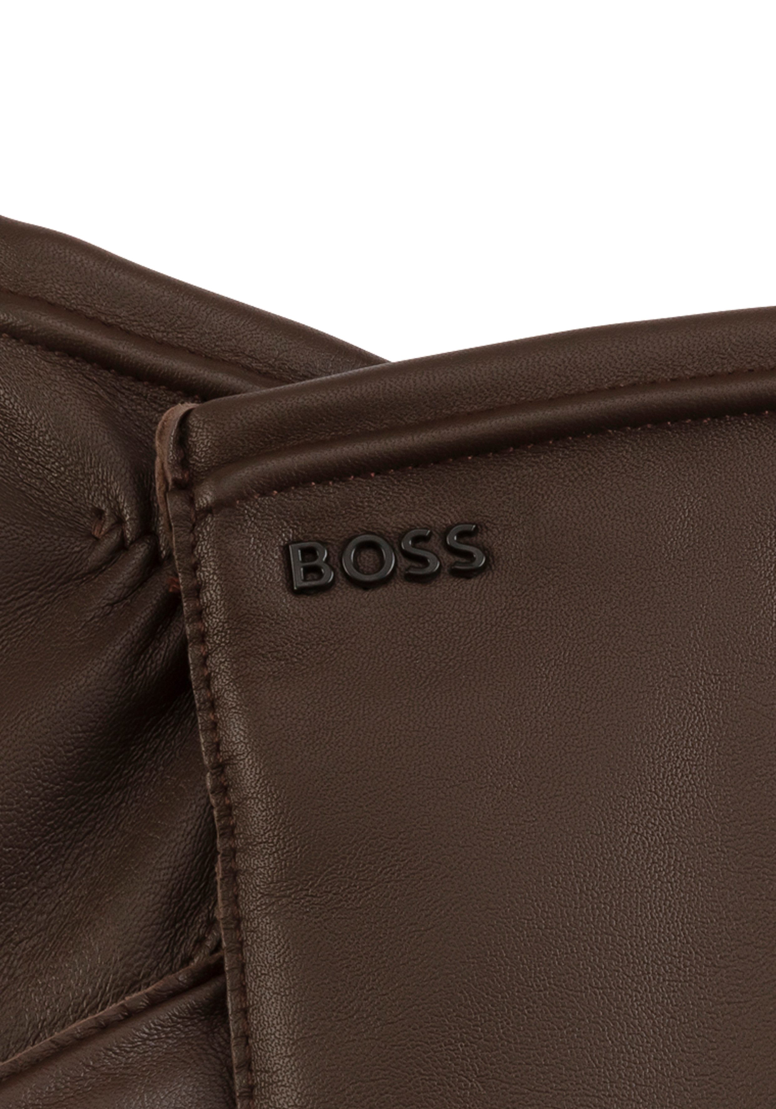Boss Leren handschoenen Kranton-ME met touch tech vingertoppen