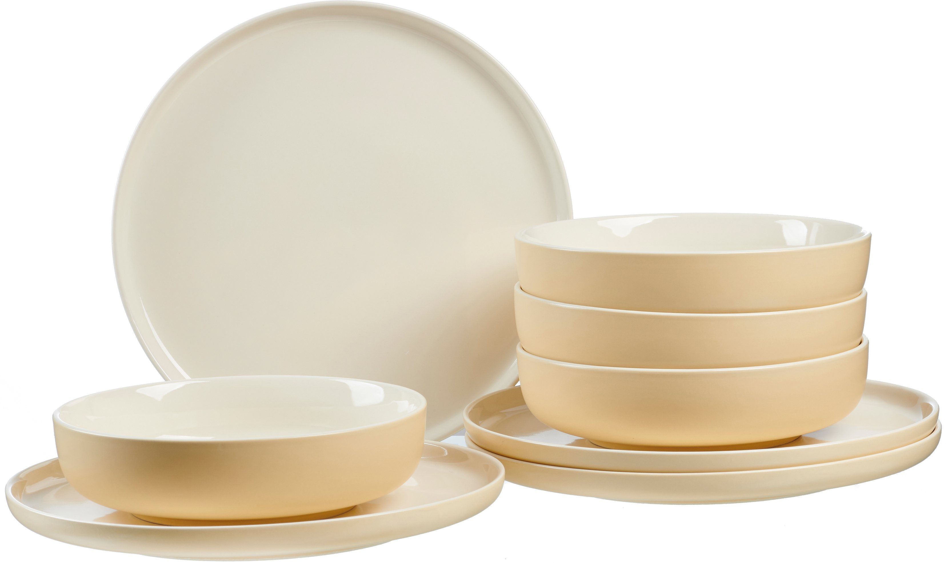 Otto Ritzenhoff & Breker Eetservies Jasper Scandinavische stijl. 8 delen. voor 4 personen (set. 8-delig) aanbieding