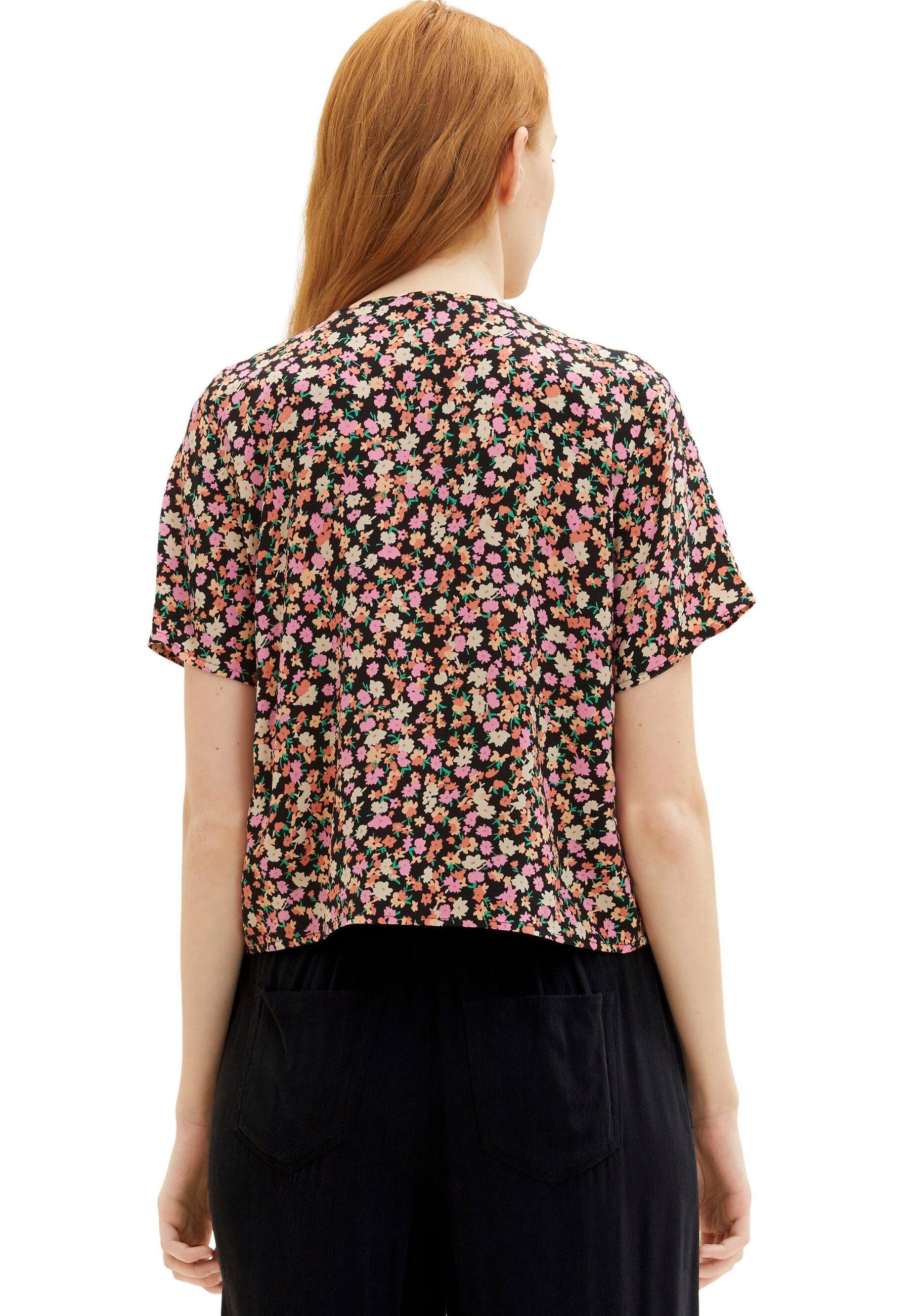 Tom Tailor Denim Blouse met korte mouwen