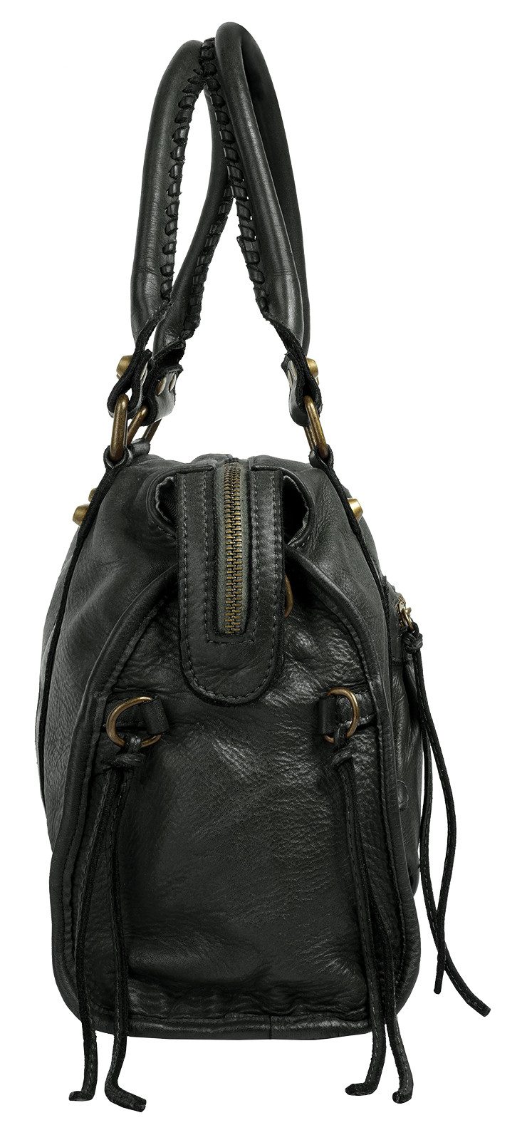 Samantha Look Shopper echt leer, made in italy (1-delig)