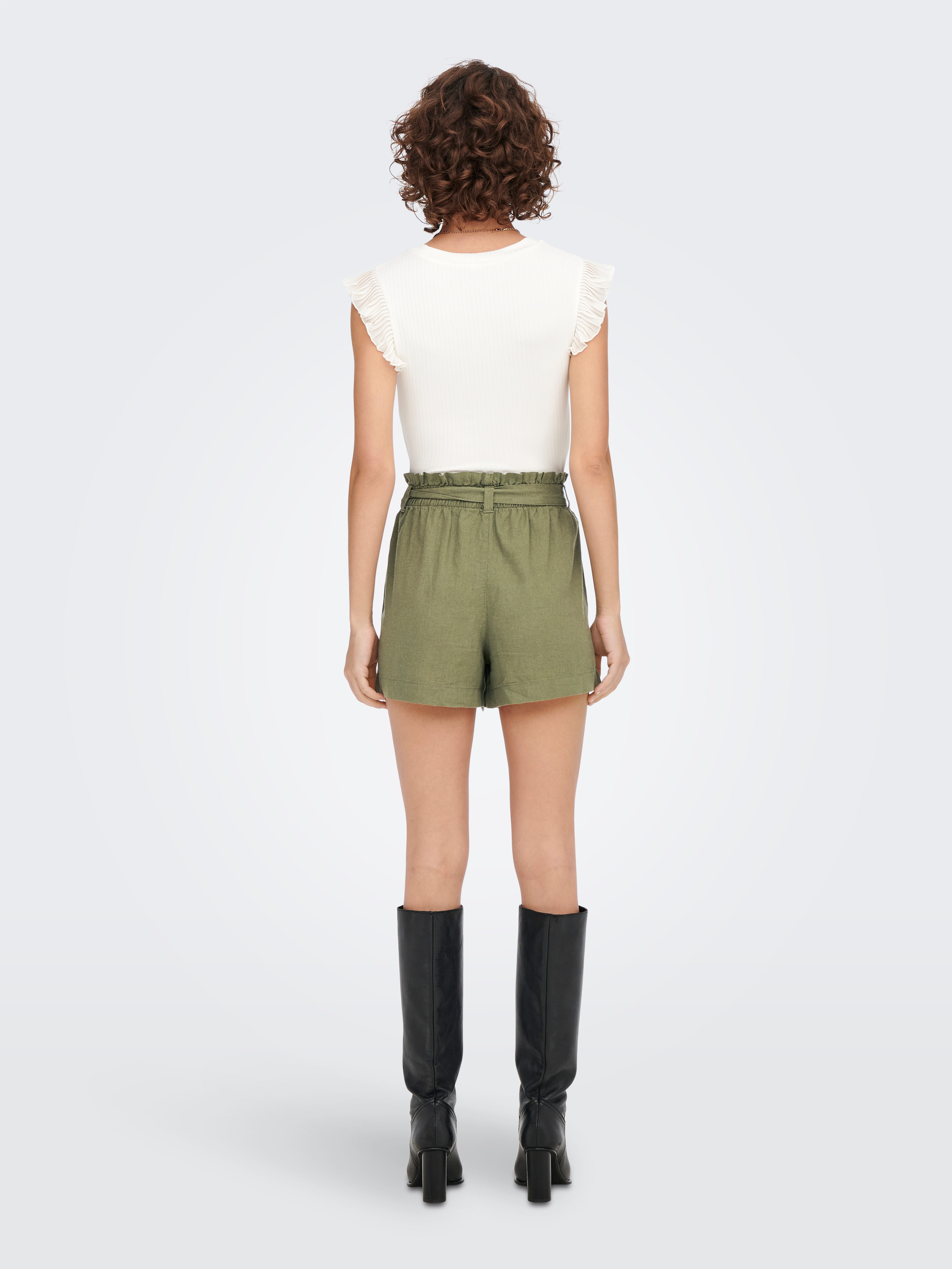 JDY Short JDYSAY MW LINEN SHORTS WVN NOOS
