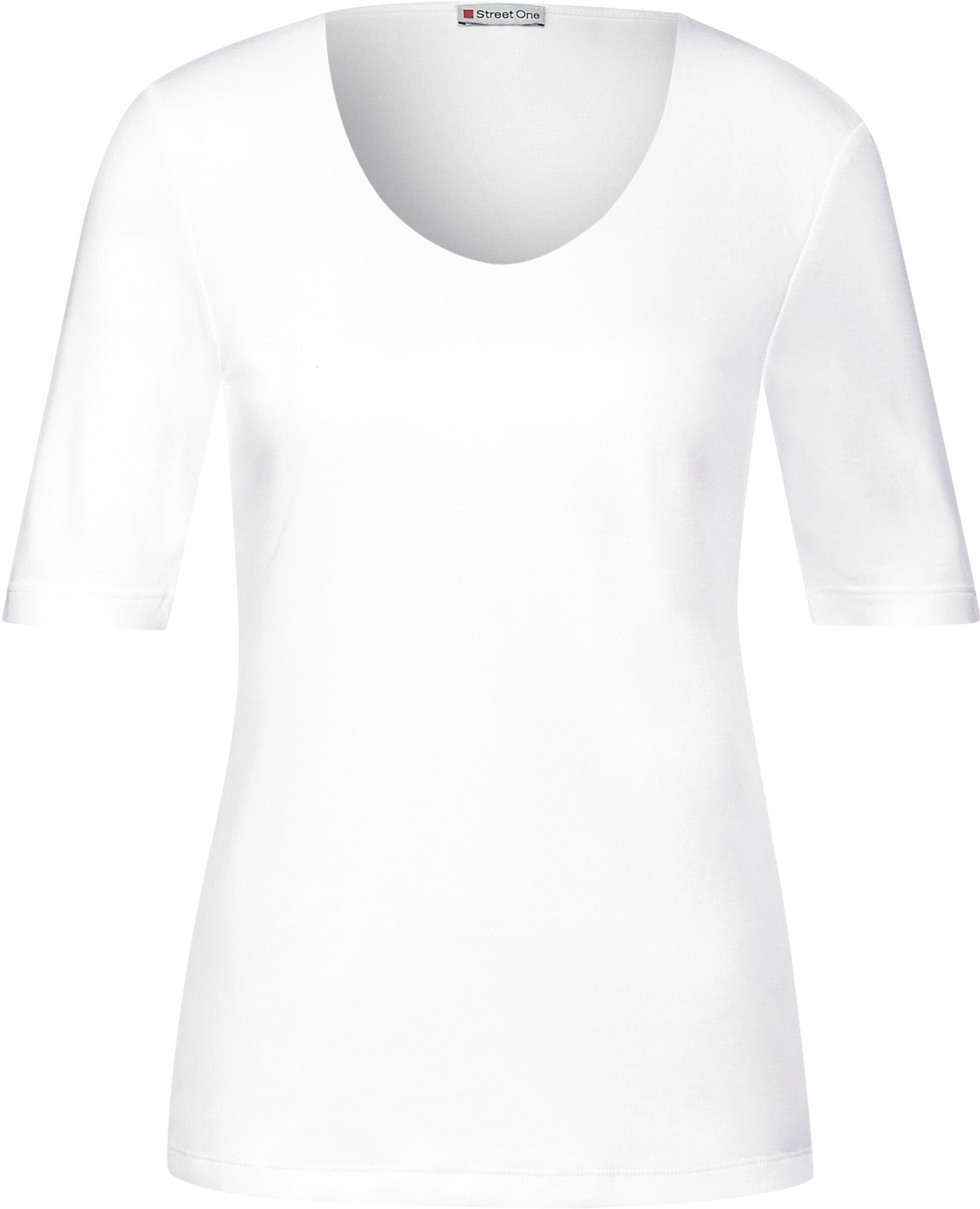 STREET ONE T-shirt in basic stijl