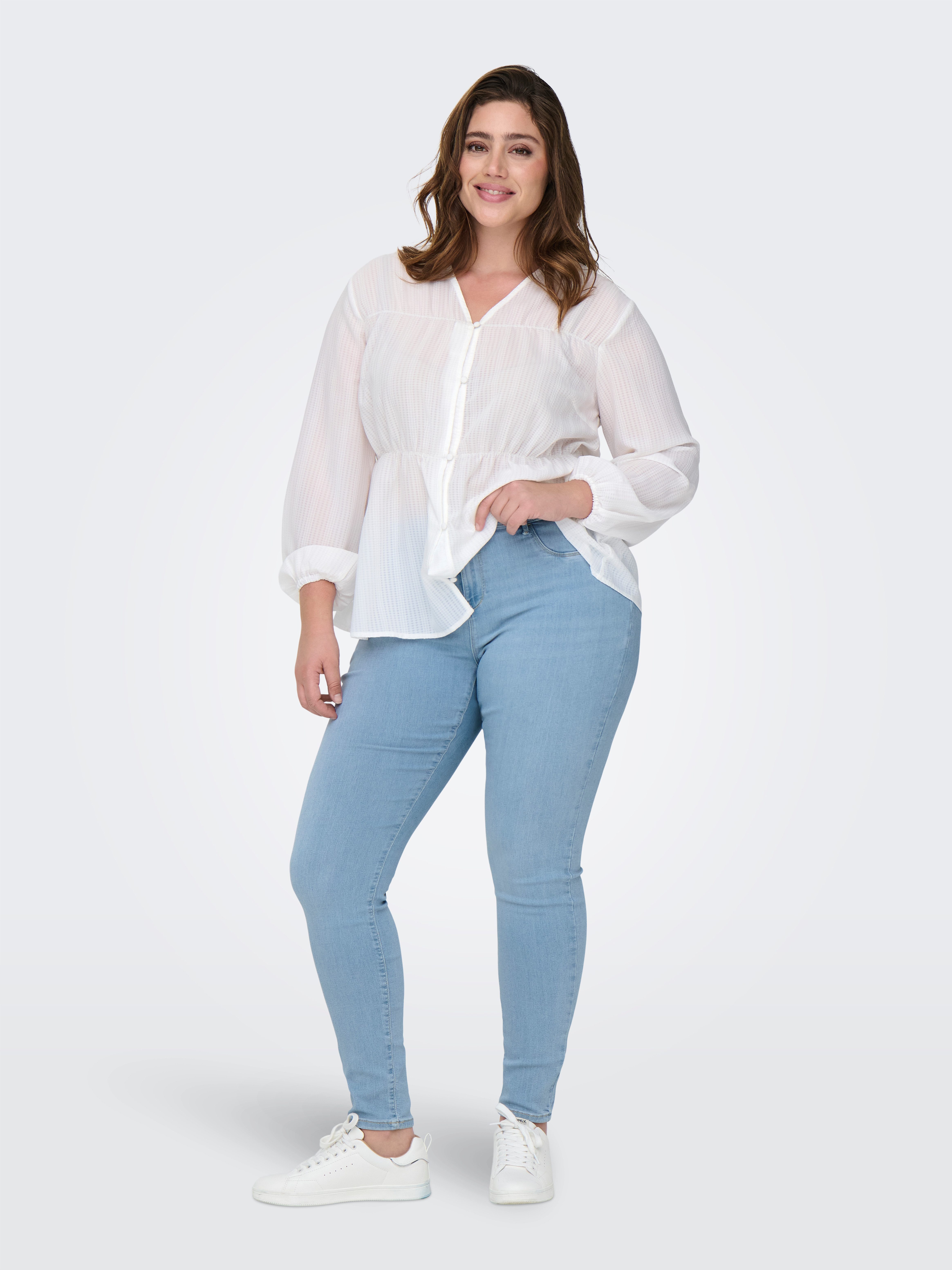 ONLY CARMAKOMA Skinny fit jeans CARTHUNDER REG PUSH UP SK DNM BJ098 NOOS