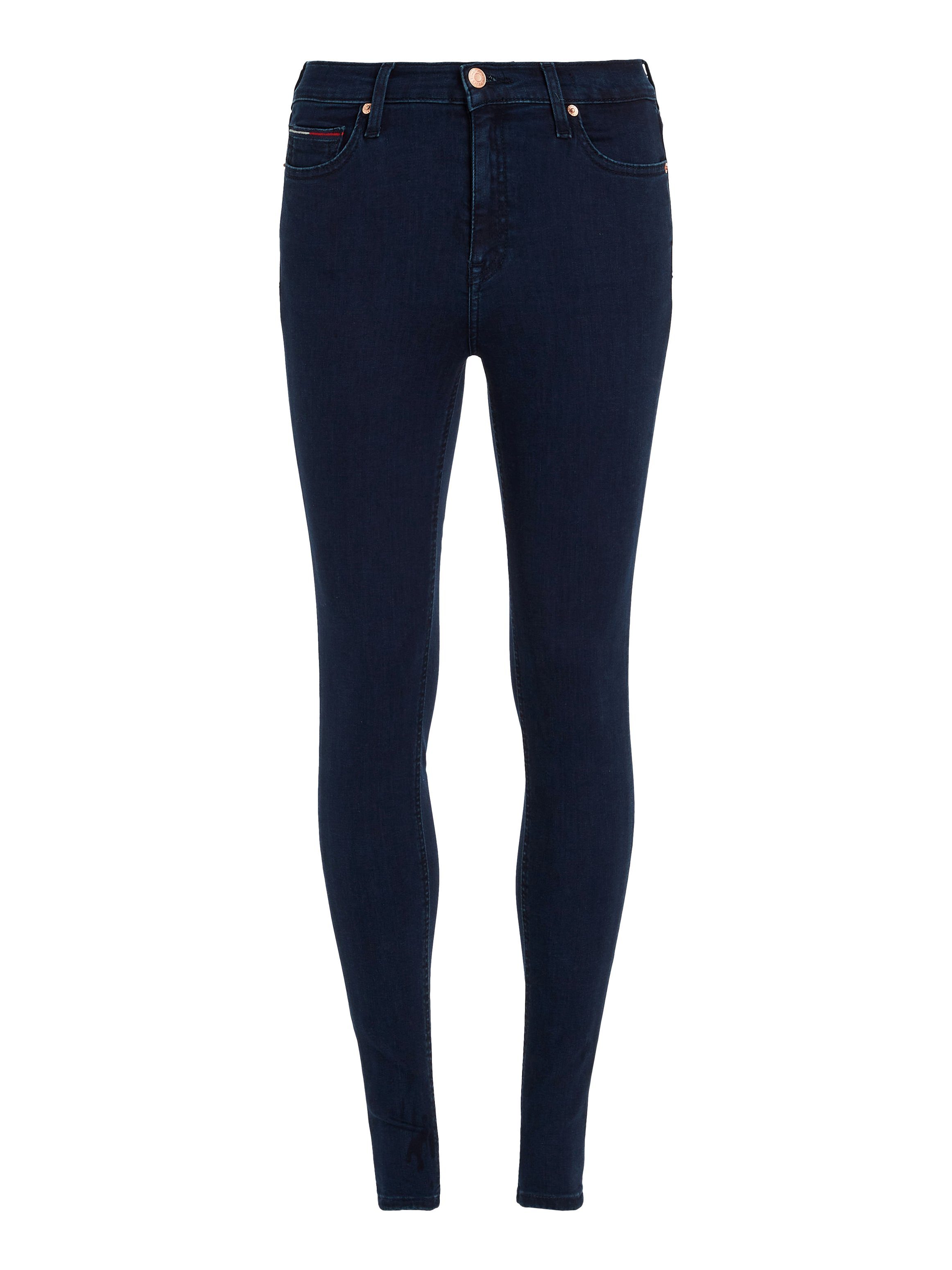 TOMMY JEANS Skinny fit jeans Nora Mid Rise Skinny Fit met tommy jeans-logobadge & borduursels