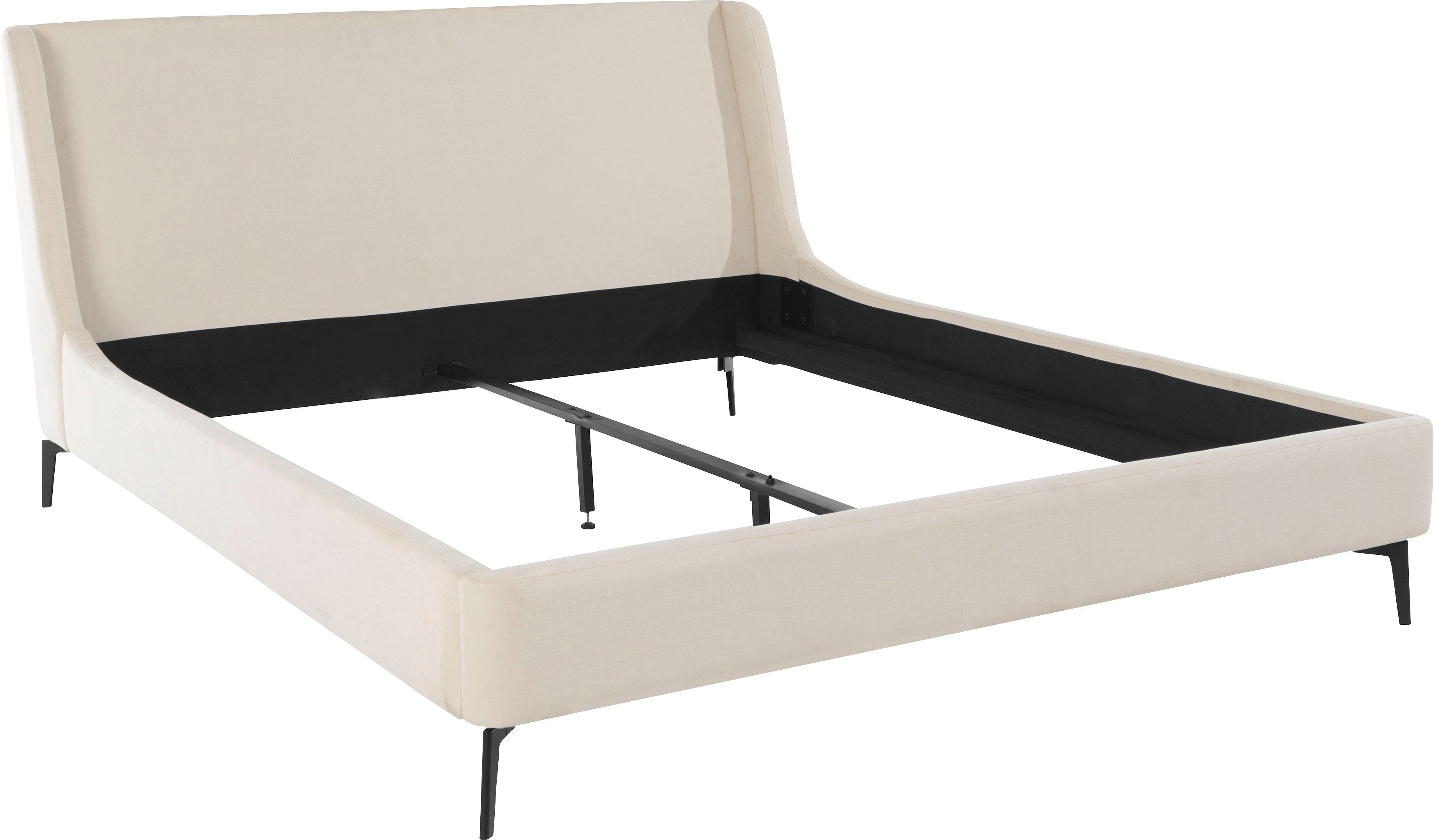 LeGer Home by Lena Gercke Gestoffeerd bed Mayra 3 verschillende kleuren en 2 stofkwaliteiten