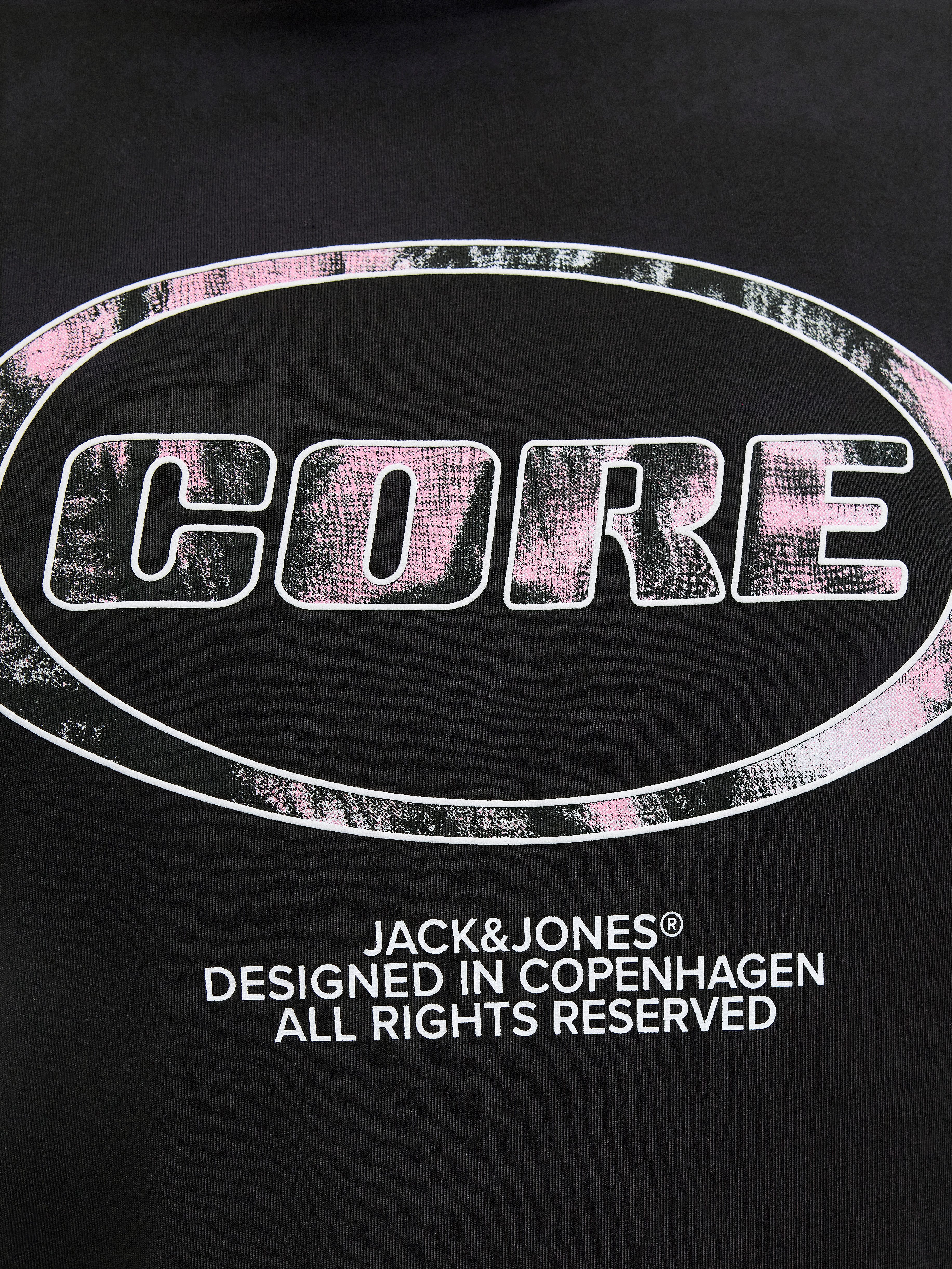 Jack & Jones PlusSize Shirt met print JCOLIDO AOP FRONT PRINT TEE SS CRE PLS