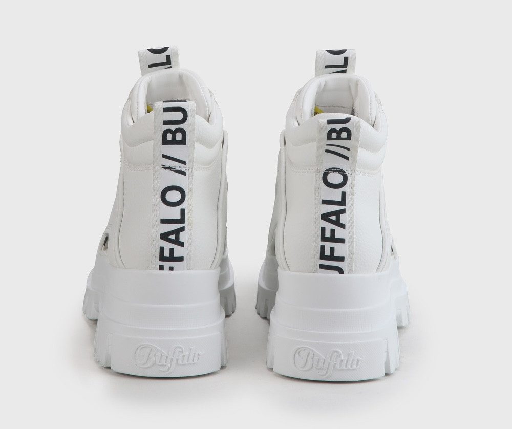Buffalo Hoge veterschoenen ASPHA NC MID in eenkleurige look