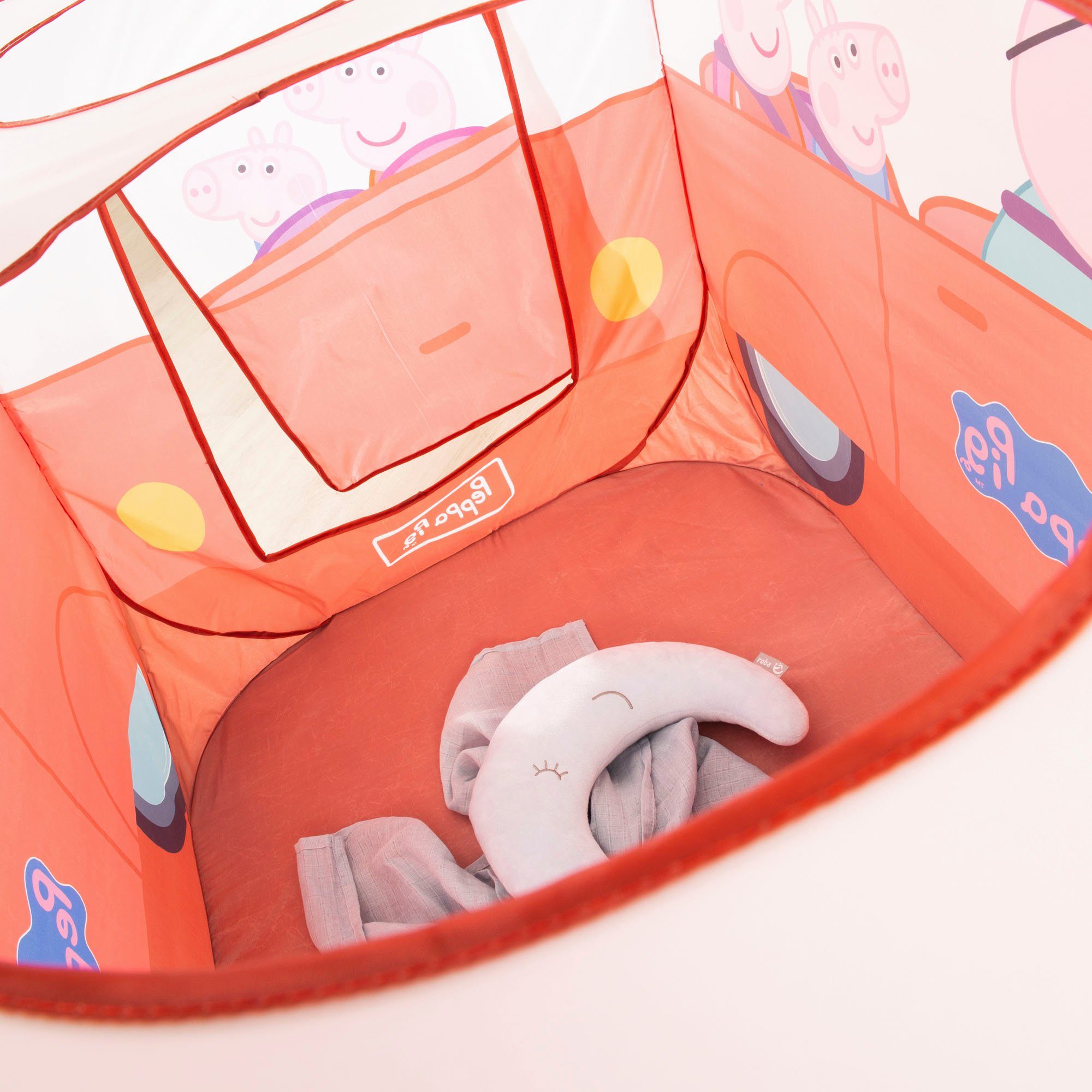 Roba® Speeltent Peppa Pig pop-up speelbus