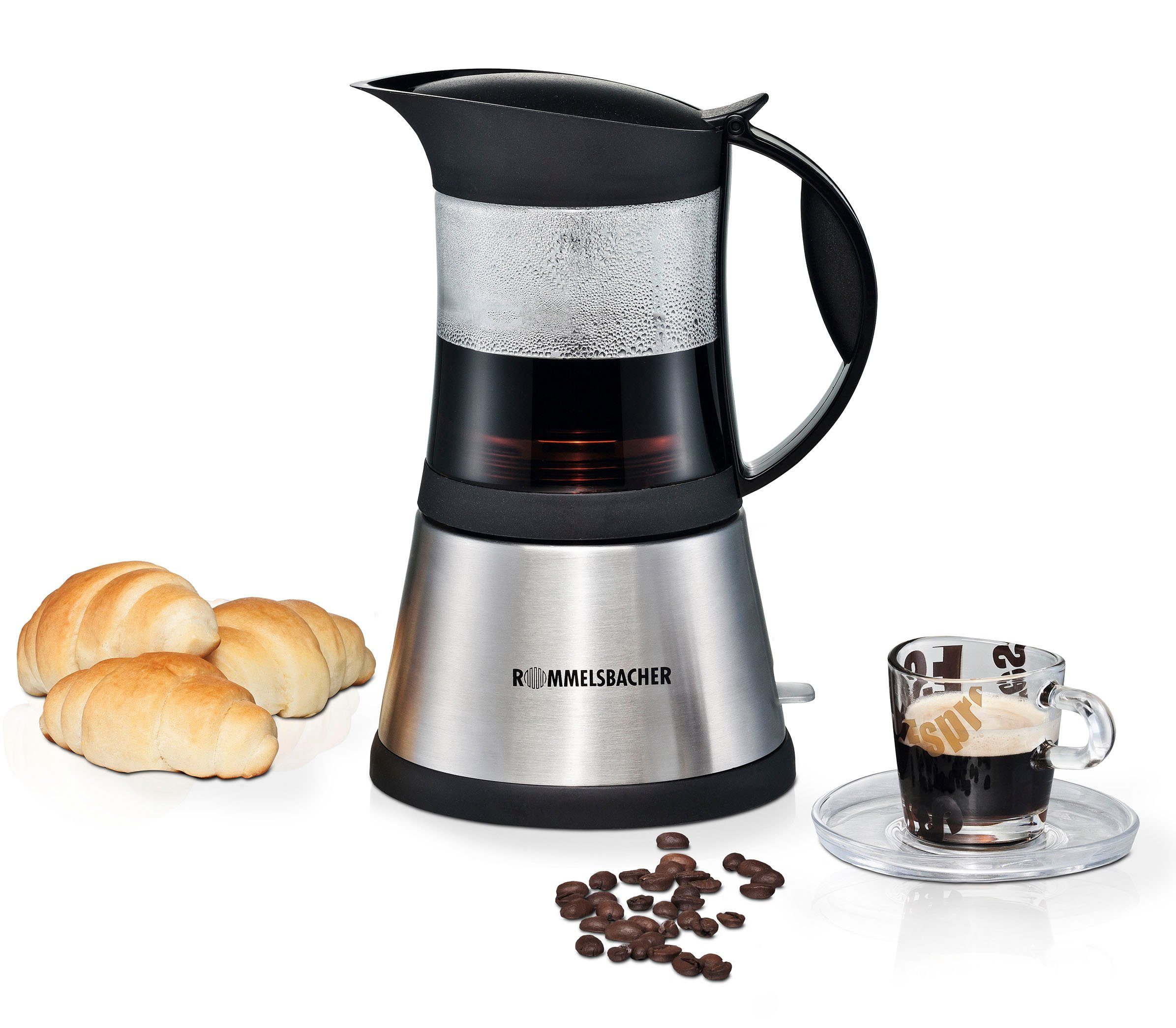 Rommelsbacher Espressomachine EKO 376/G, 0,35 l, van hittebestendig glas