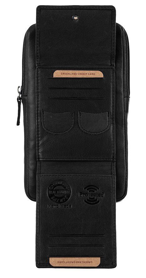 GreenLand Nature Gsm-tasje Black Nappa