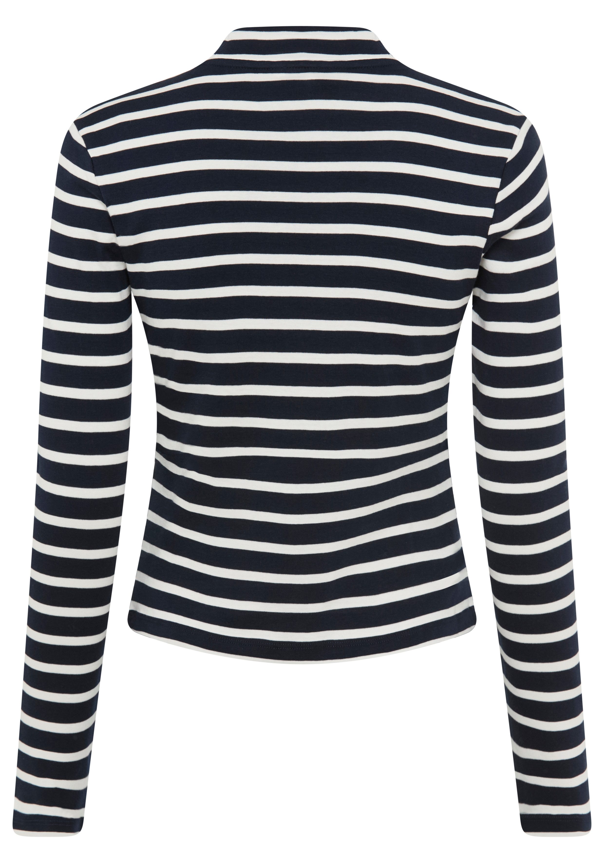Tommy Hilfiger Shirt met lange mouwen SLIM CODY MOCK-NK LS