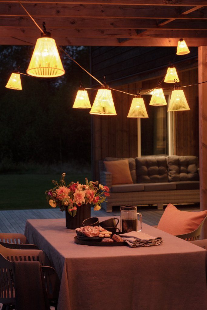 KONSTSMIDE Led-lichtsnoer incl. dimmer, e27, 10 heldere lampen / amberkleurige dioden