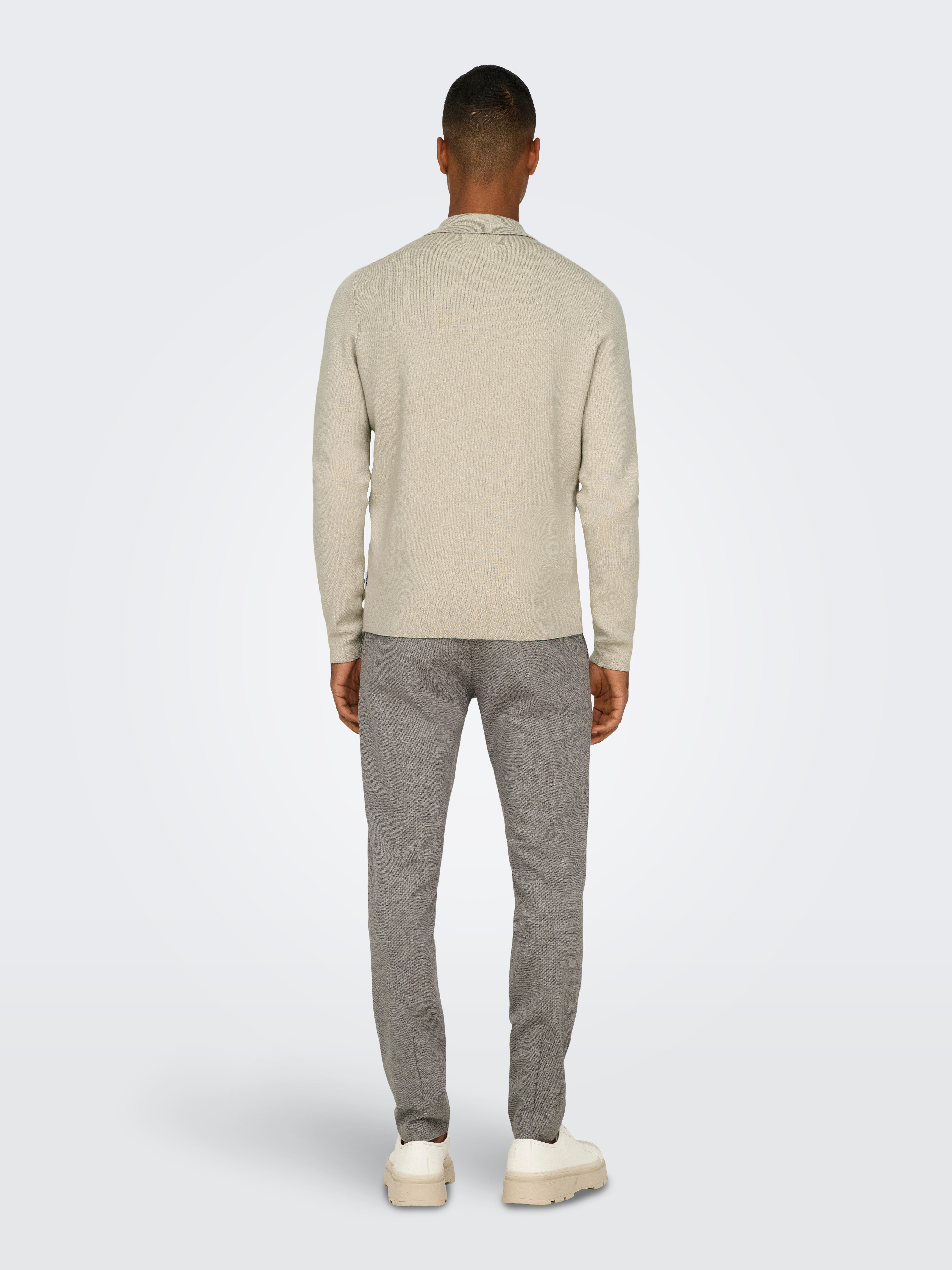 ONLY & SONS Trui met polokraag ONSCOOPER REG LS 12 HALF ZIP POLO