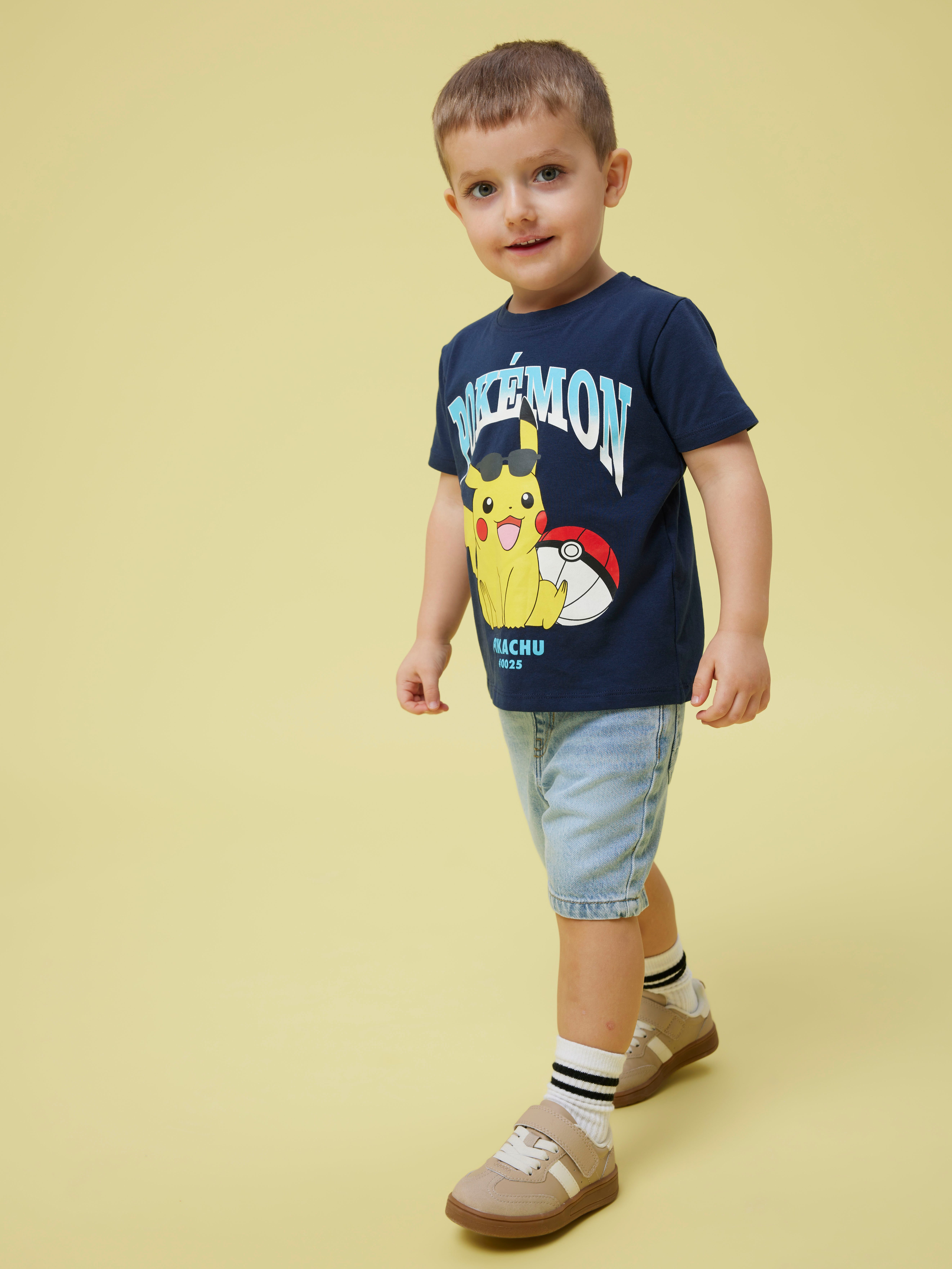 Name It Shirt met korte mouwen NMMMAHE POKEMON NREG SS TOP BOX SKY