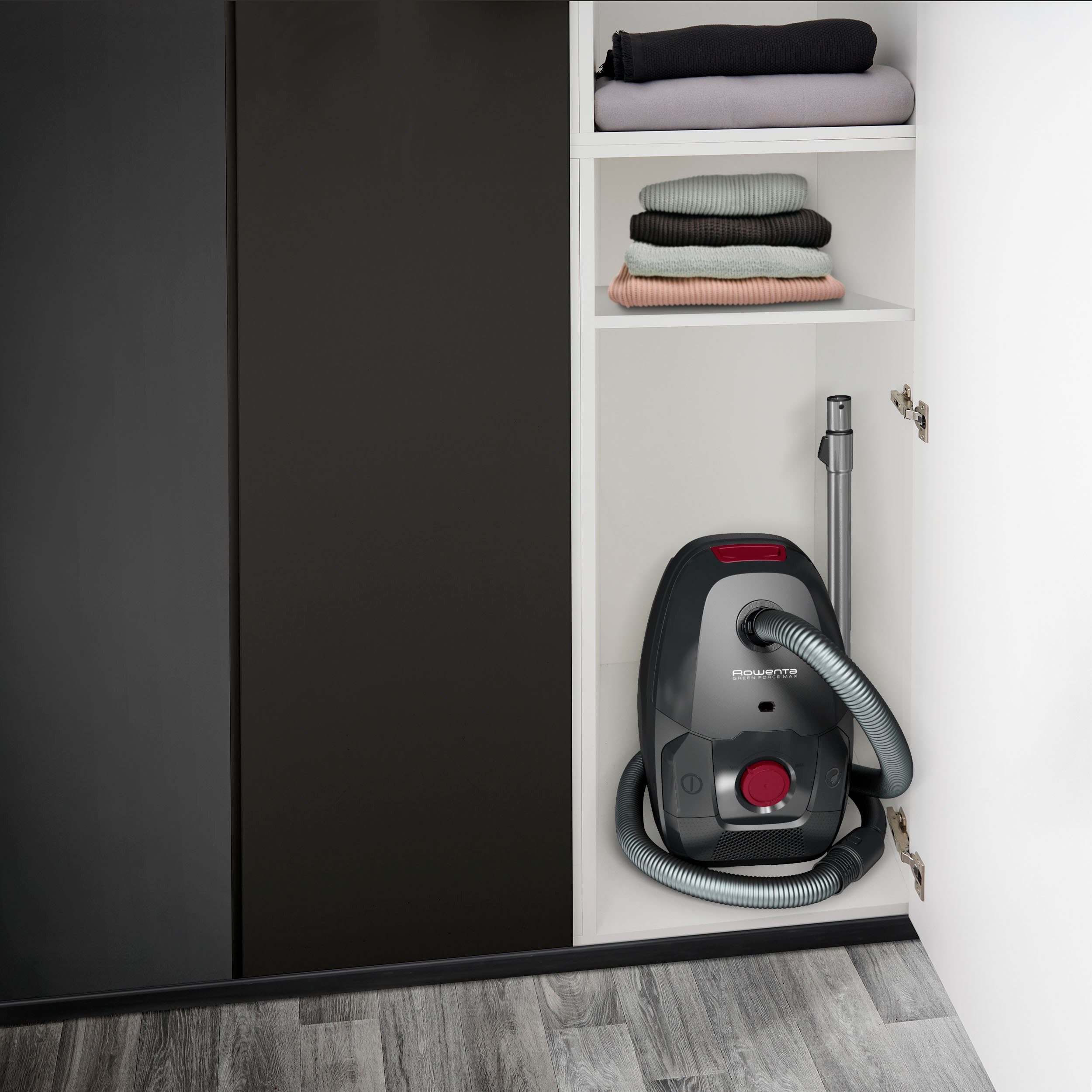 Rowenta Stofzuiger RO4933 Green Force max, 45 L stofzak, 900 W max milieuvriendelijk, van gerecyclede kunststof, extreme schoonmaakkracht