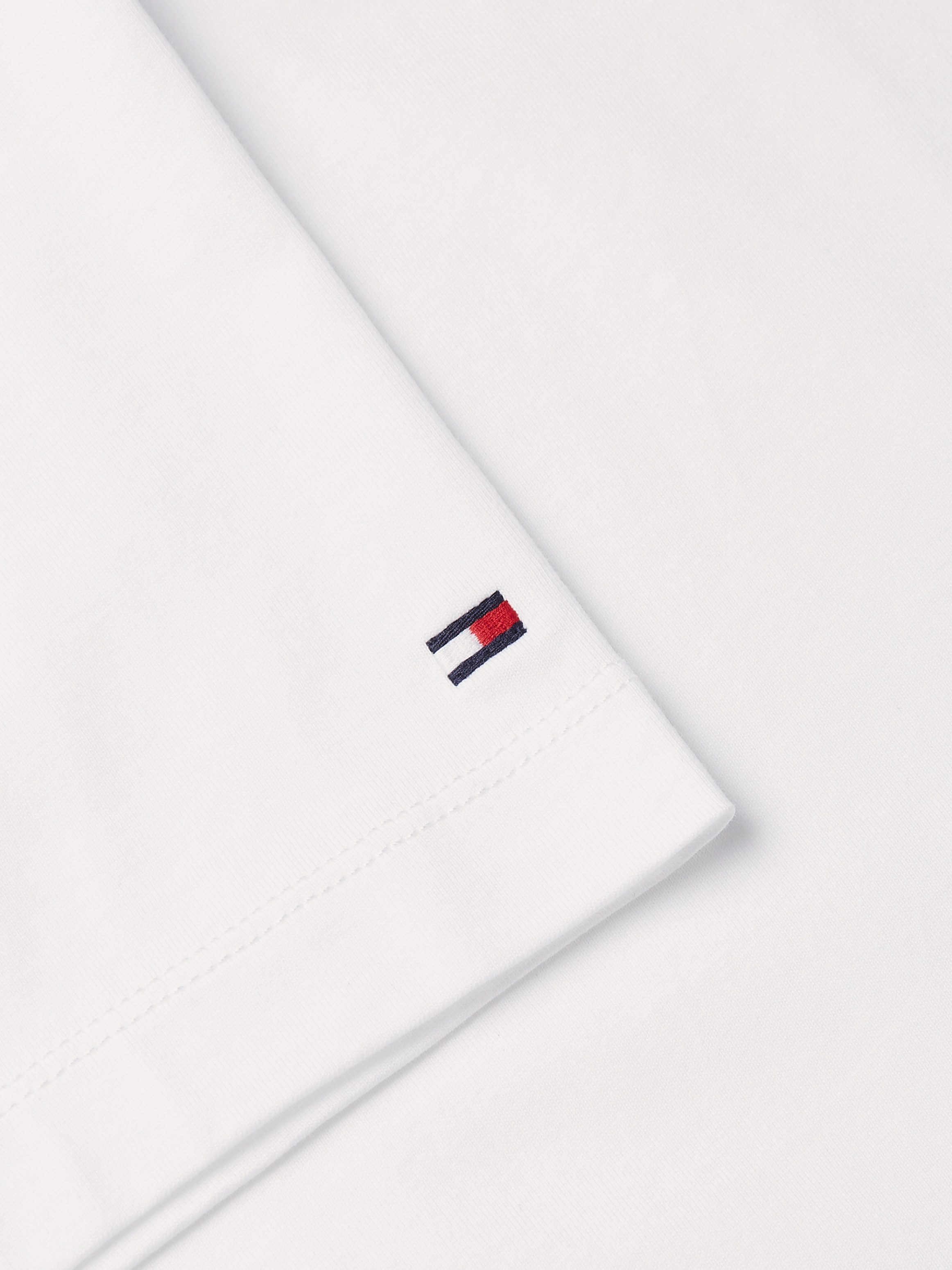 Tommy Hilfiger T-shirt SCRIPT LOGO TEE met opgestikt logo