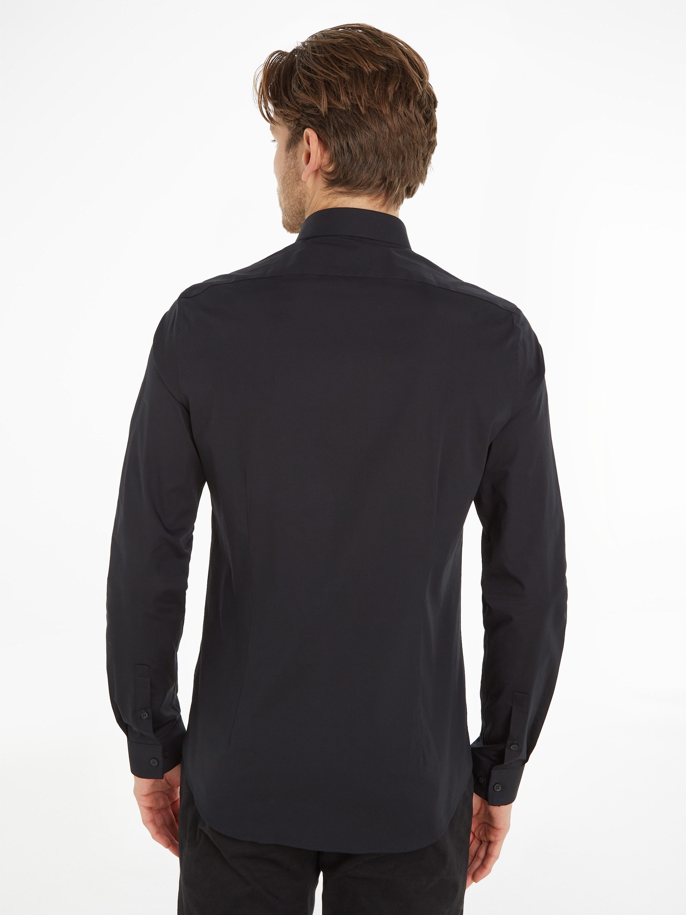 Calvin Klein Overhemd met lange mouwen POPLIN HP EXTRA SLIM SHIRT