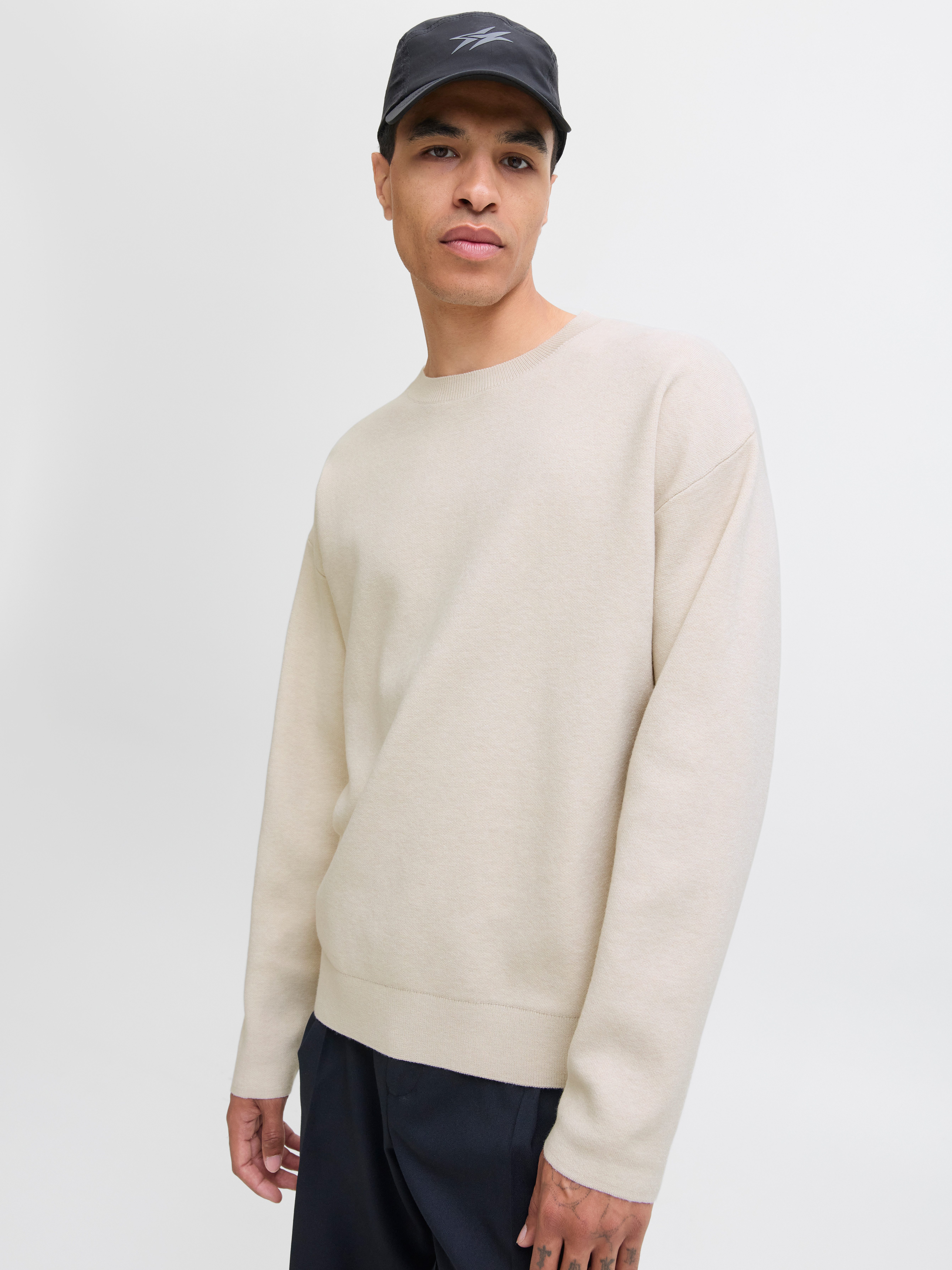 Jack & Jones Gebreide trui JPRBLABRADFORT KNIT CREW NECK