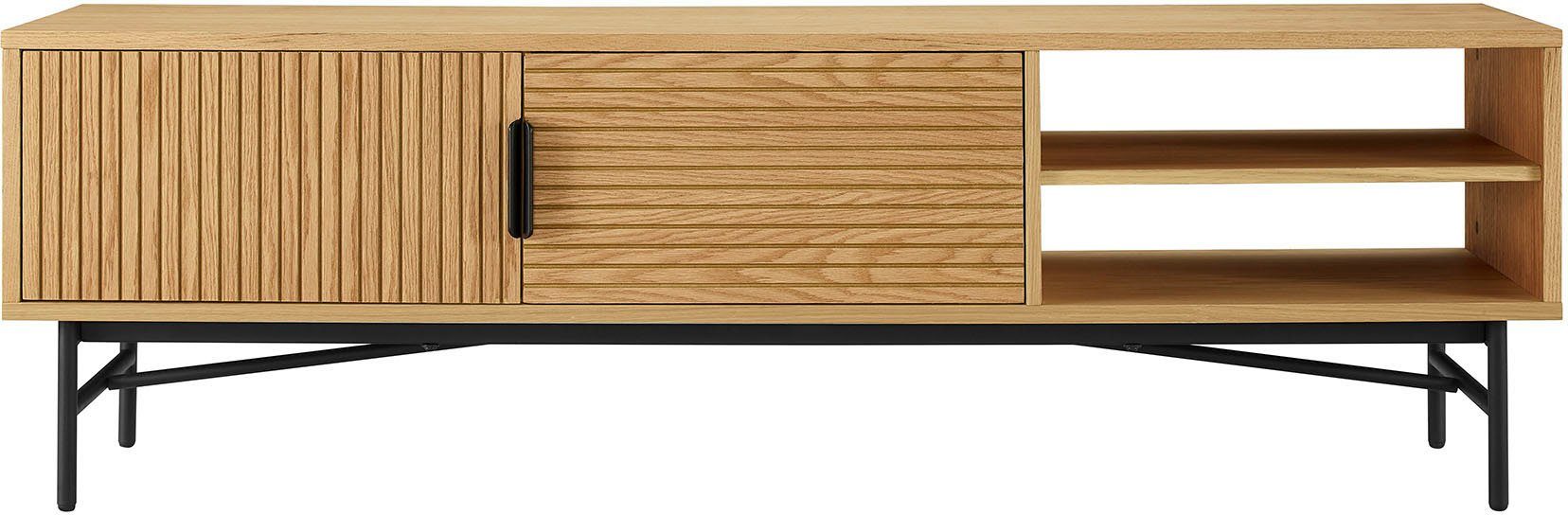 SalesFever Tv-meubel Commode, eikenhoutfineer, breedte 160 cm
