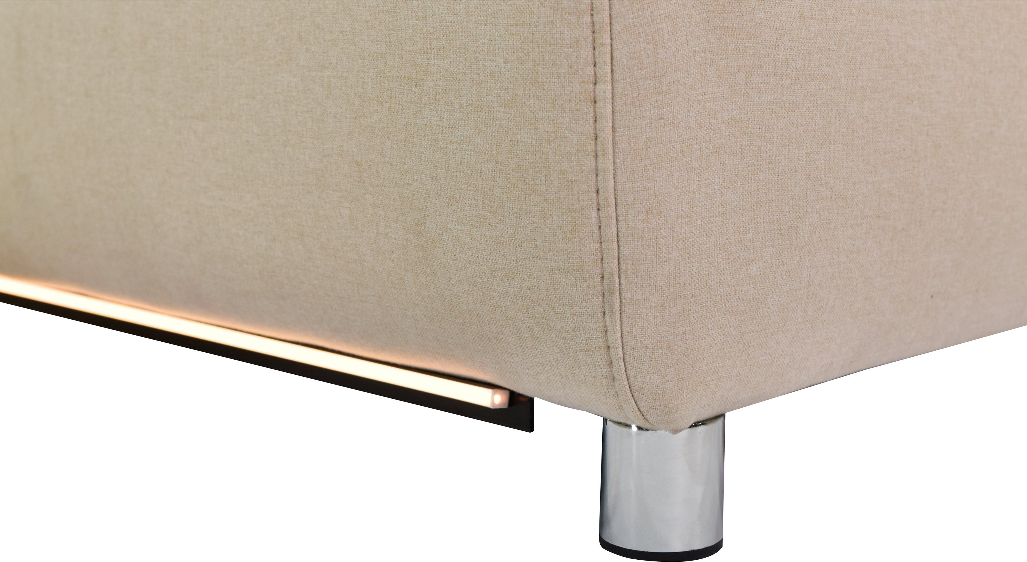 Places of Style 2-zitsbank Pareli 172 cm, handmatige en elektrische relaxfunctie USB, hoofdsteunverstelling, LED, in echt leer, kunstleer, web