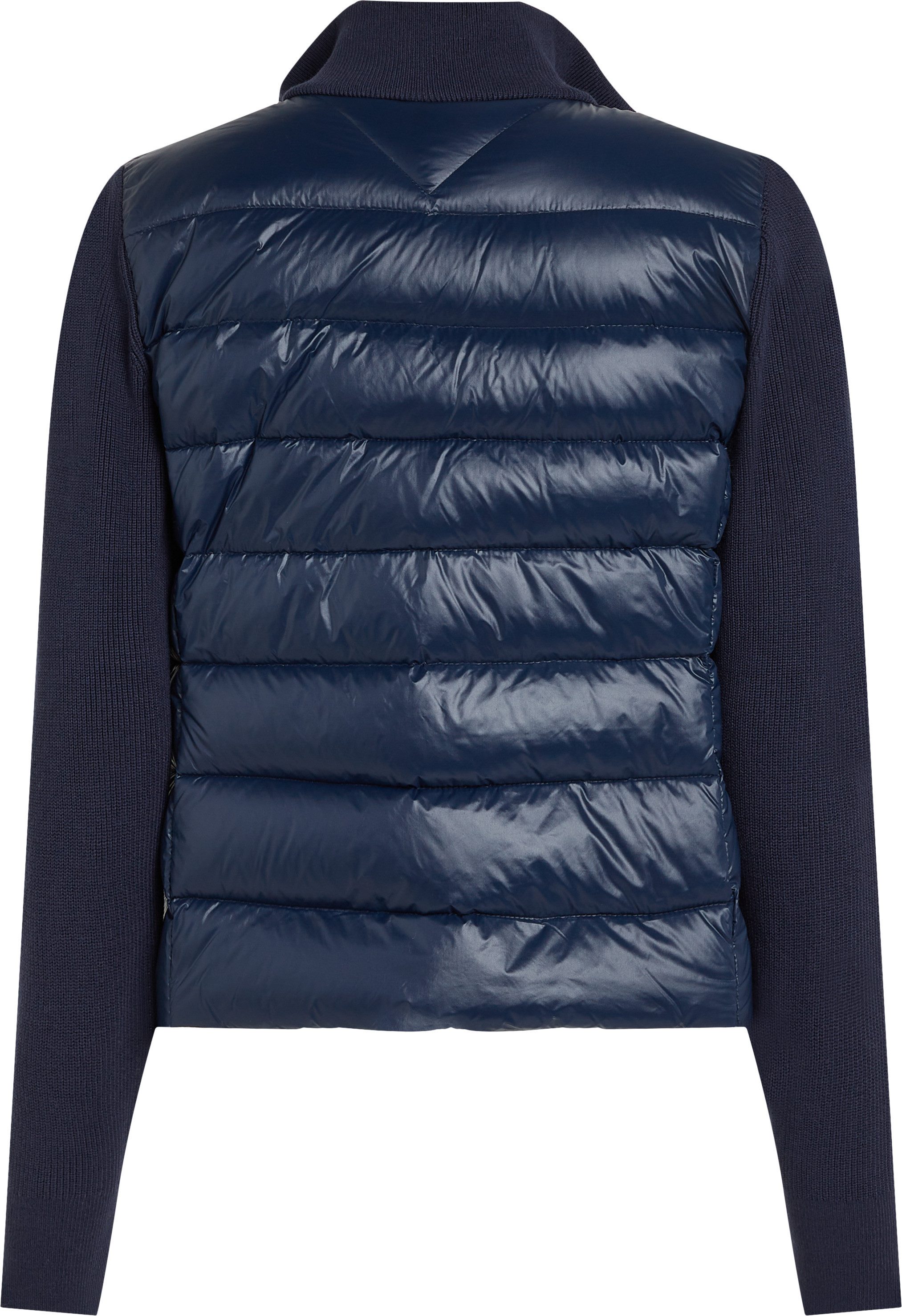 Tommy Hilfiger Gewatteerde jas LW DOWN FEMININE GLOSS KNIT JKT