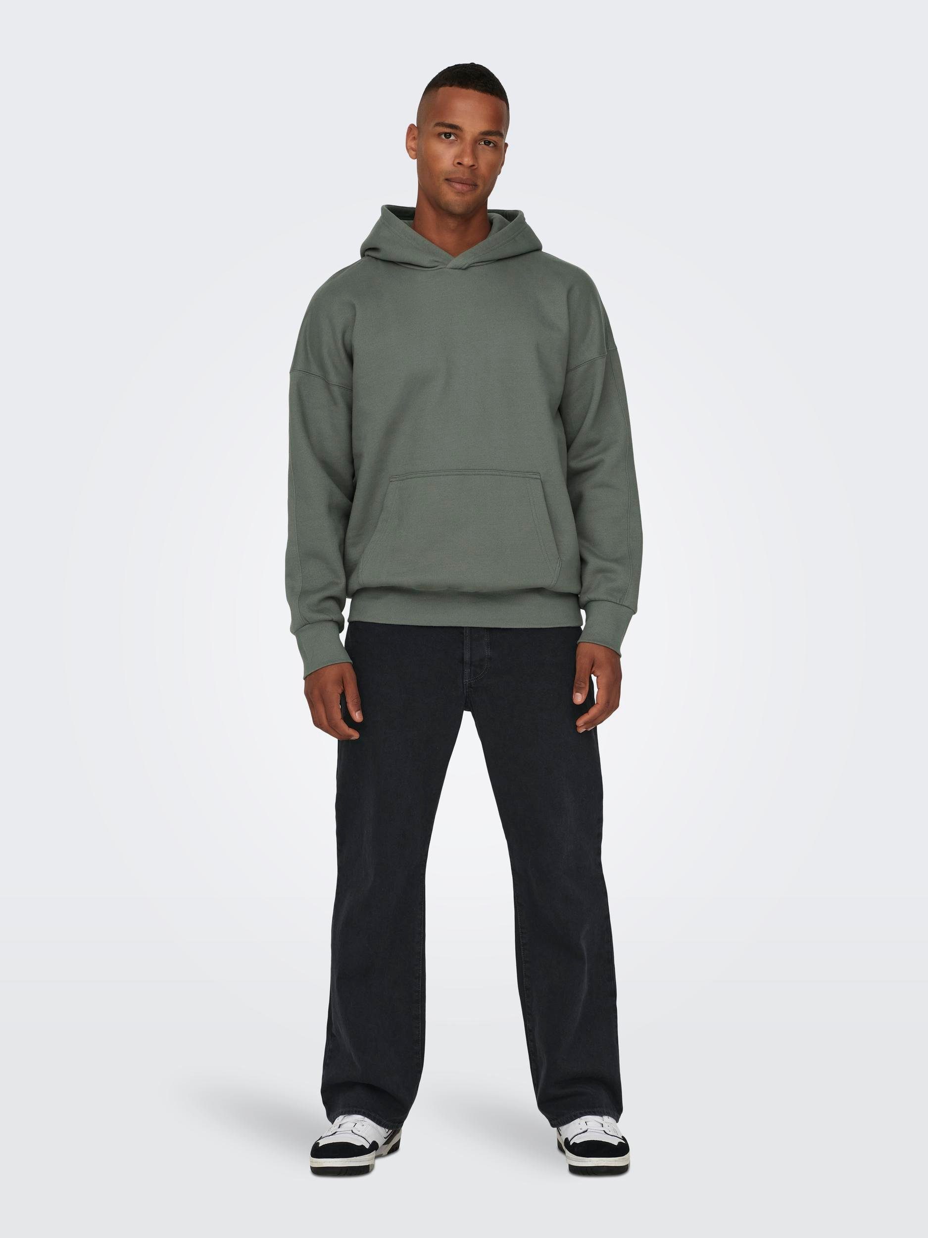 ONLY & SONS Hoodie ONSDAN LIFE RLX HEAVY SWEAT HOODIE NOOS