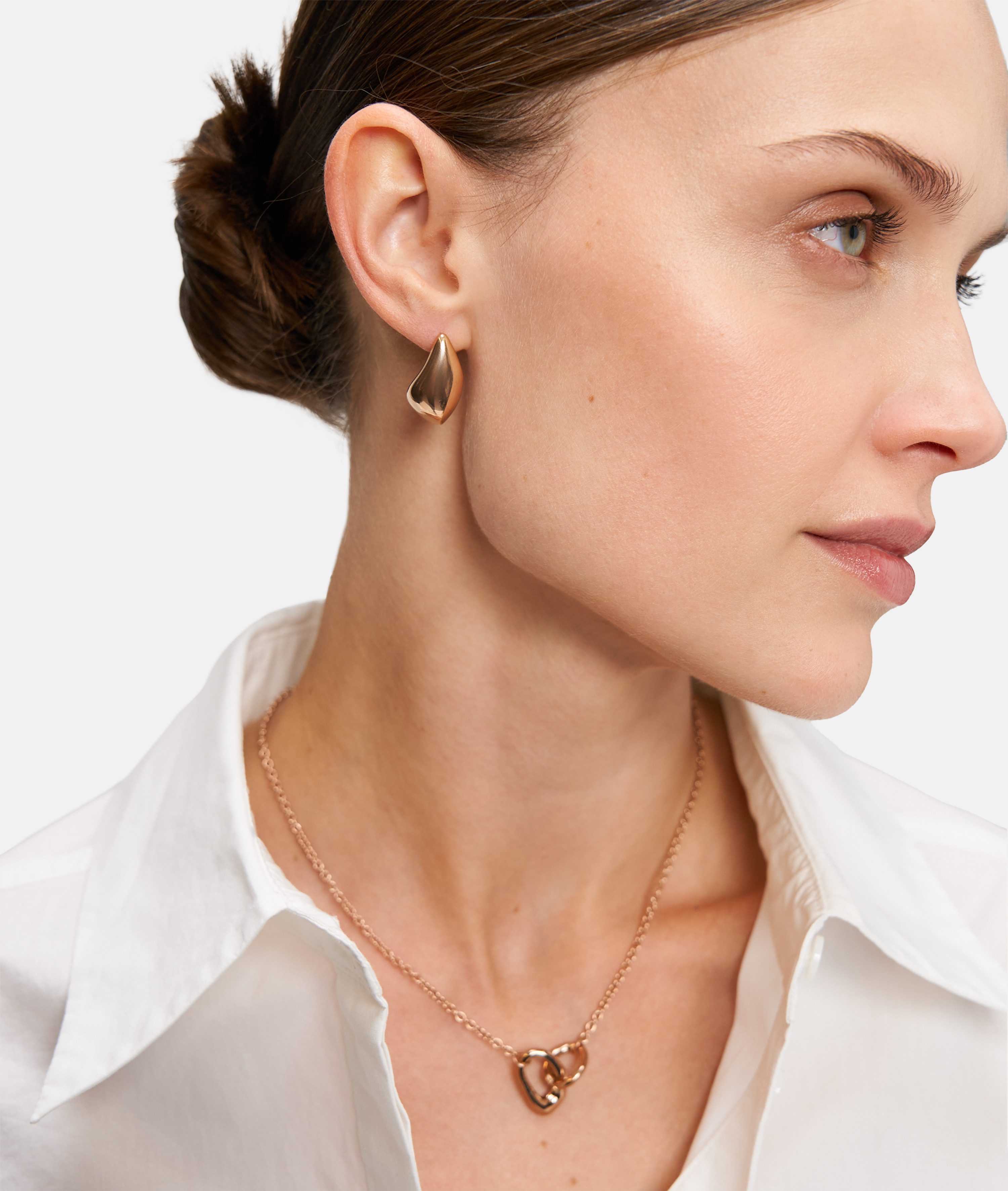 Tamaris Ketting met hanger Sieraad Geschenk Roestvrijstalen Ketting Organic Shapes