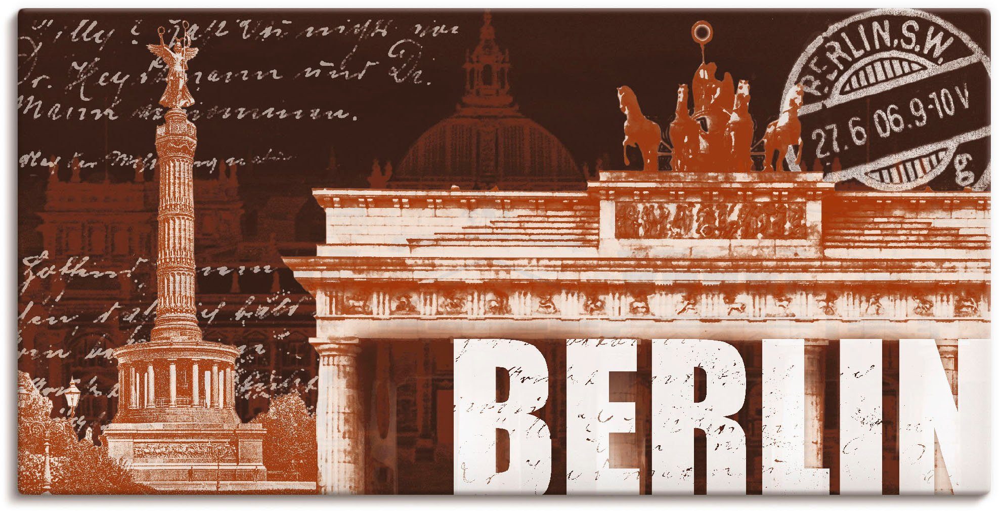 Artland Artprint Berlin Collage in vele afmetingen & productsoorten artprint van aluminium-artprint 