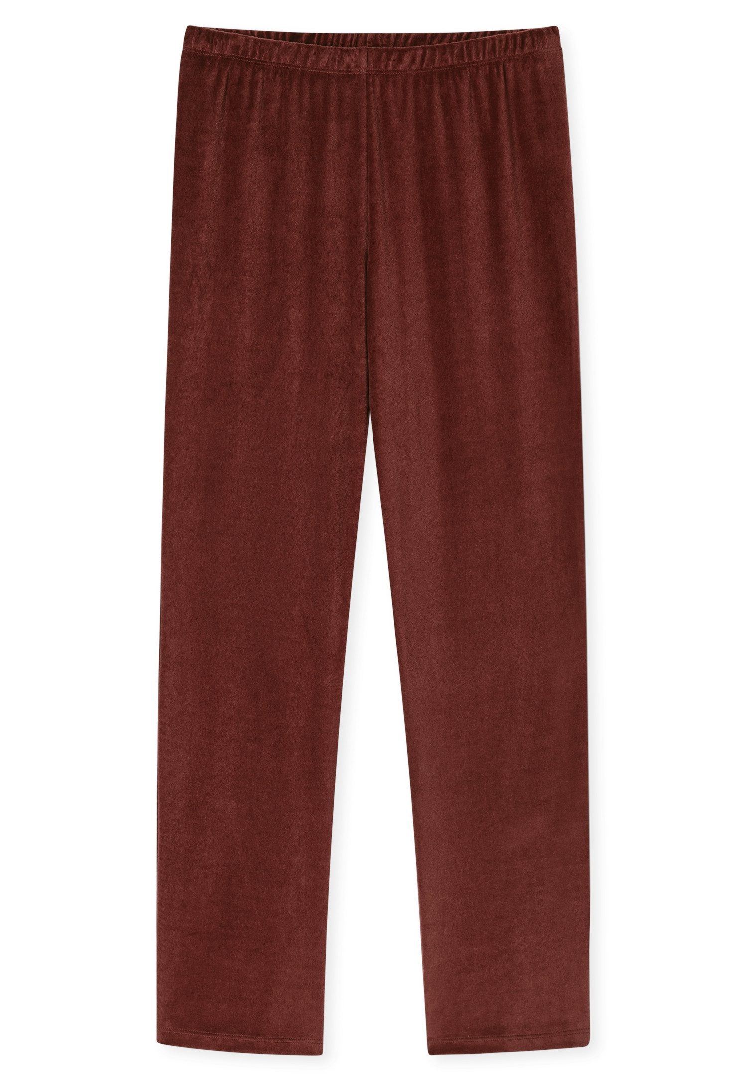 Schiesser Pyjama Comfort Nightwear Katoenmix, V-hals, lange mouwen, velours kwaliteit