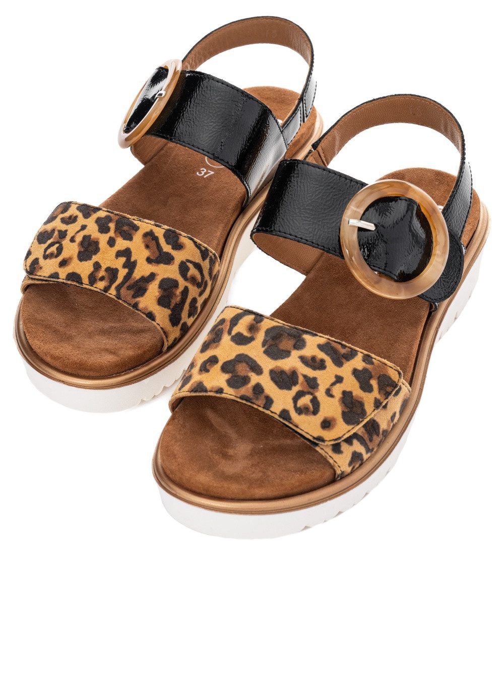 Ara Sandalen Bilbao , sleehaksandaal, comfortabele schoen met klittenbandsluitingen, g-breedte