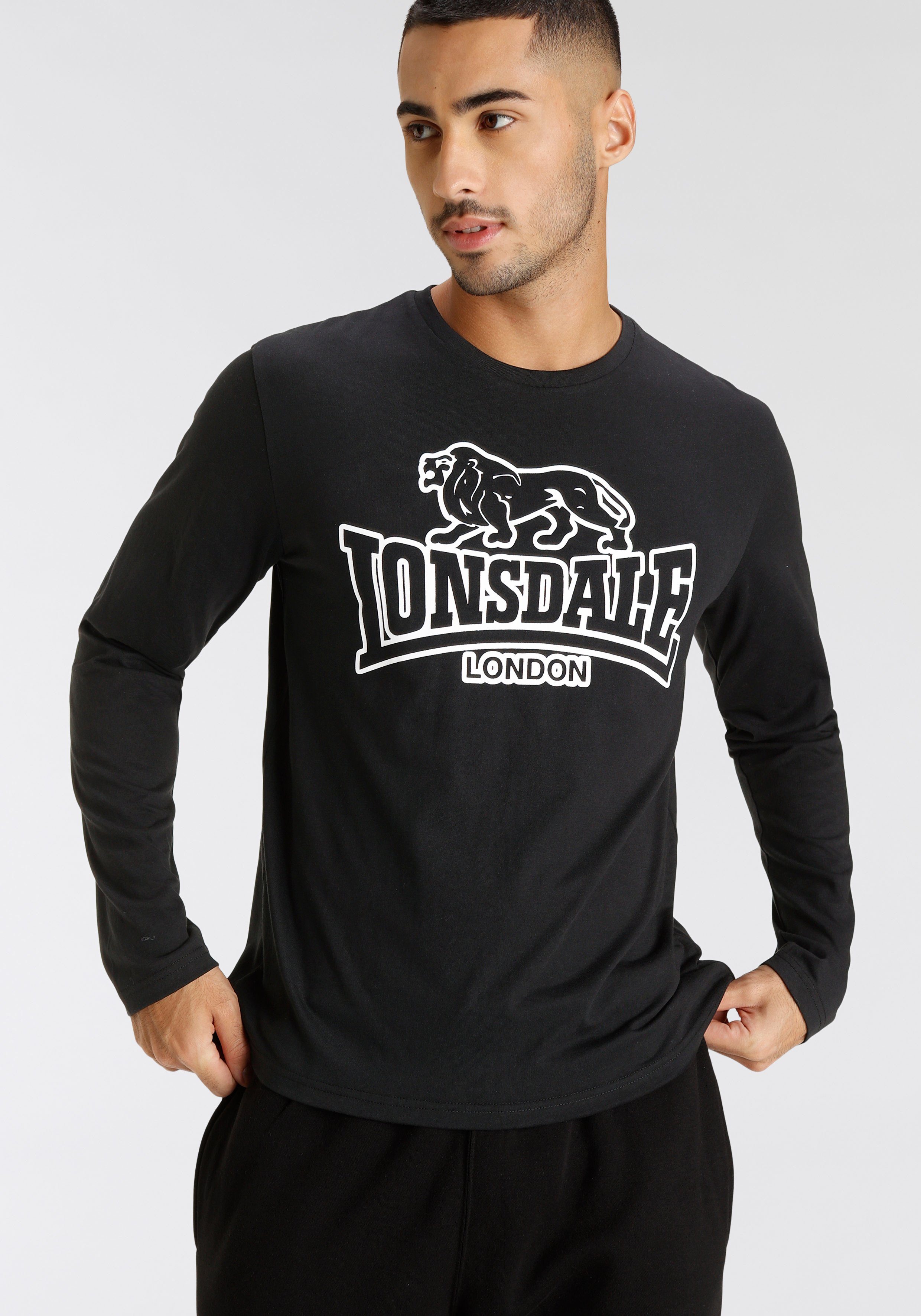 Lonsdale Shirt met lange mouwen (2-delig, Set van 2)