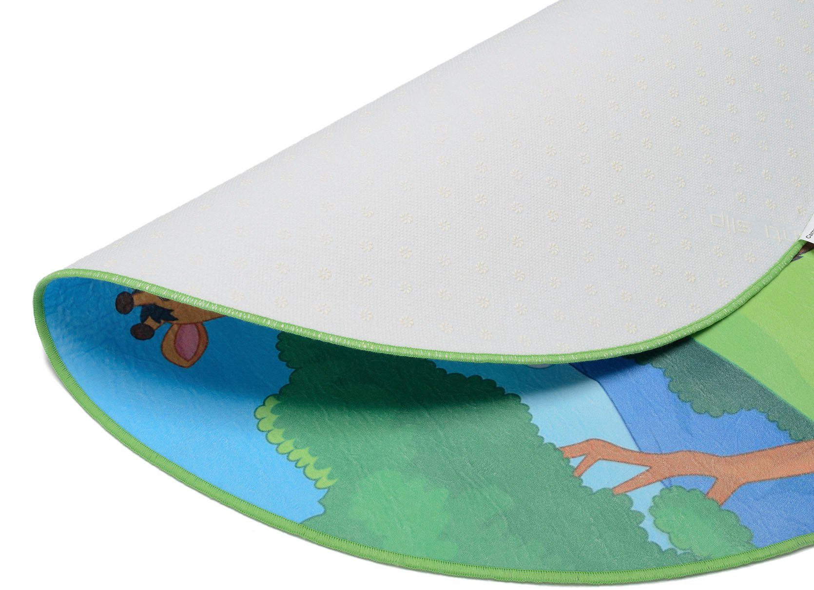 Böing Carpet Kindervloerkleed Drinkplaats gedessineerd, motief dierentuindieren, wasbaar, kinderkamer