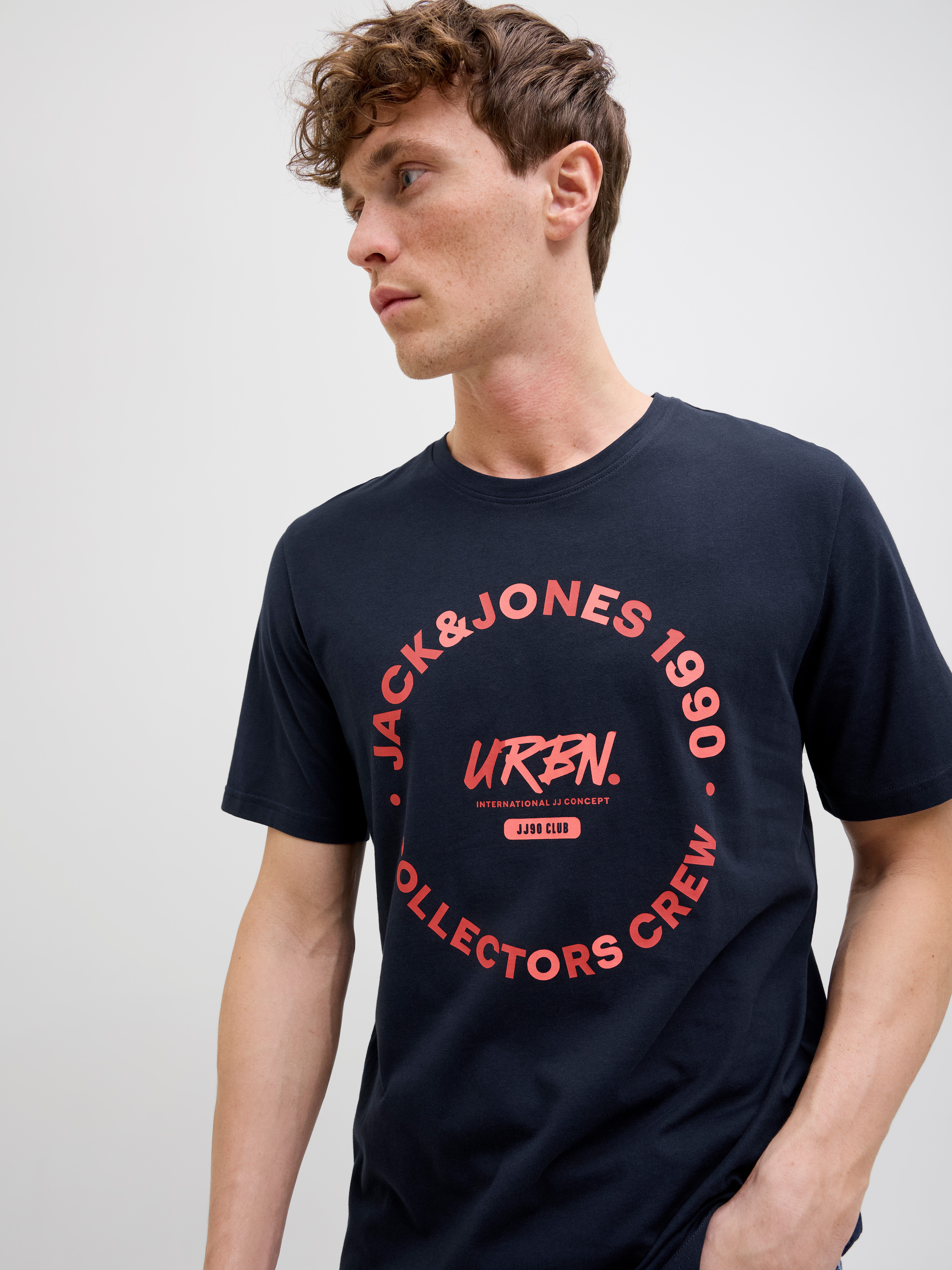 Jack & Jones Shirt met ronde hals JJSIMON TEE SS CREW NECK