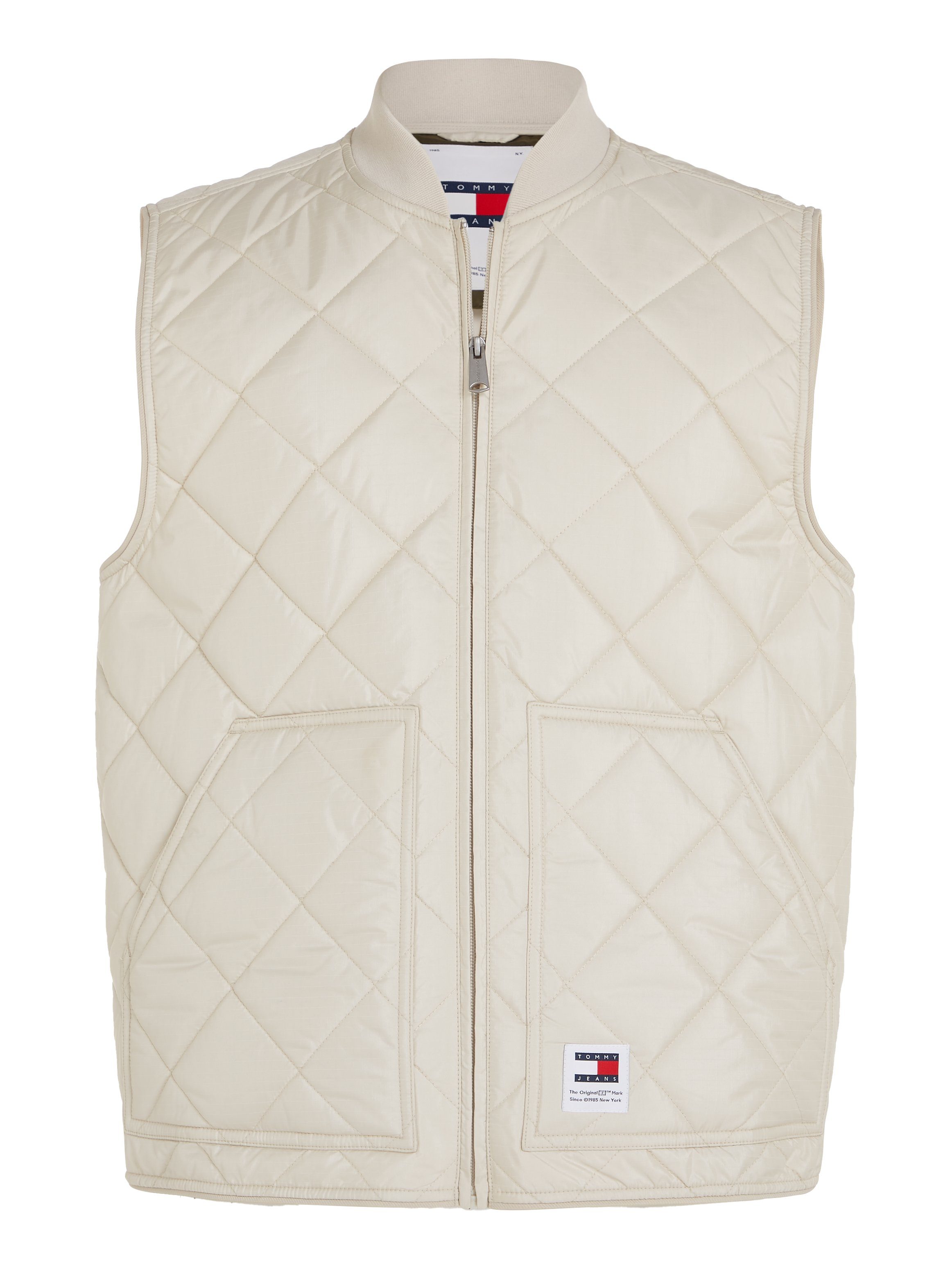 TOMMY JEANS Bodywarmer TJM REG ENTRY VEST met modieus ruitpatroon