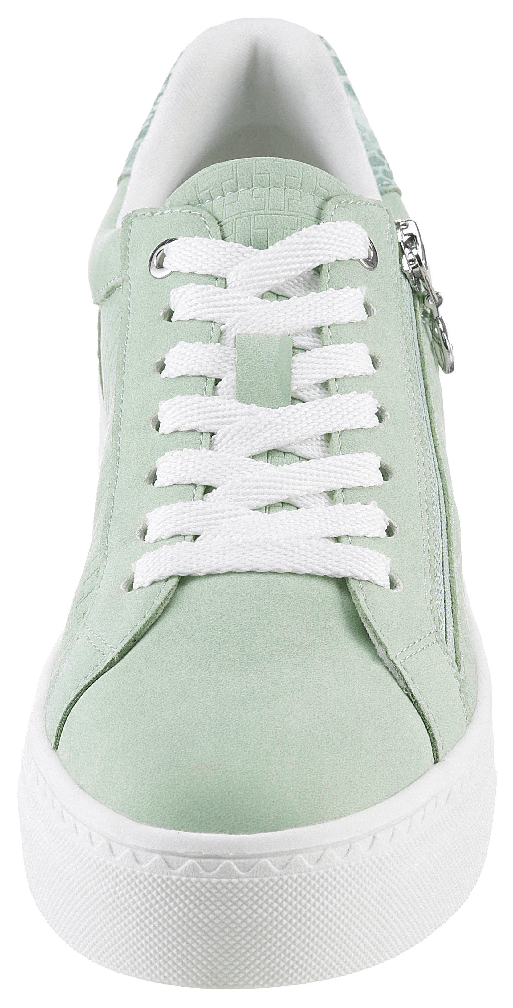 Tamaris Plateausneakers , vrijetijdsschoen, halfschoen, veterschoen met gepolsterde schacht