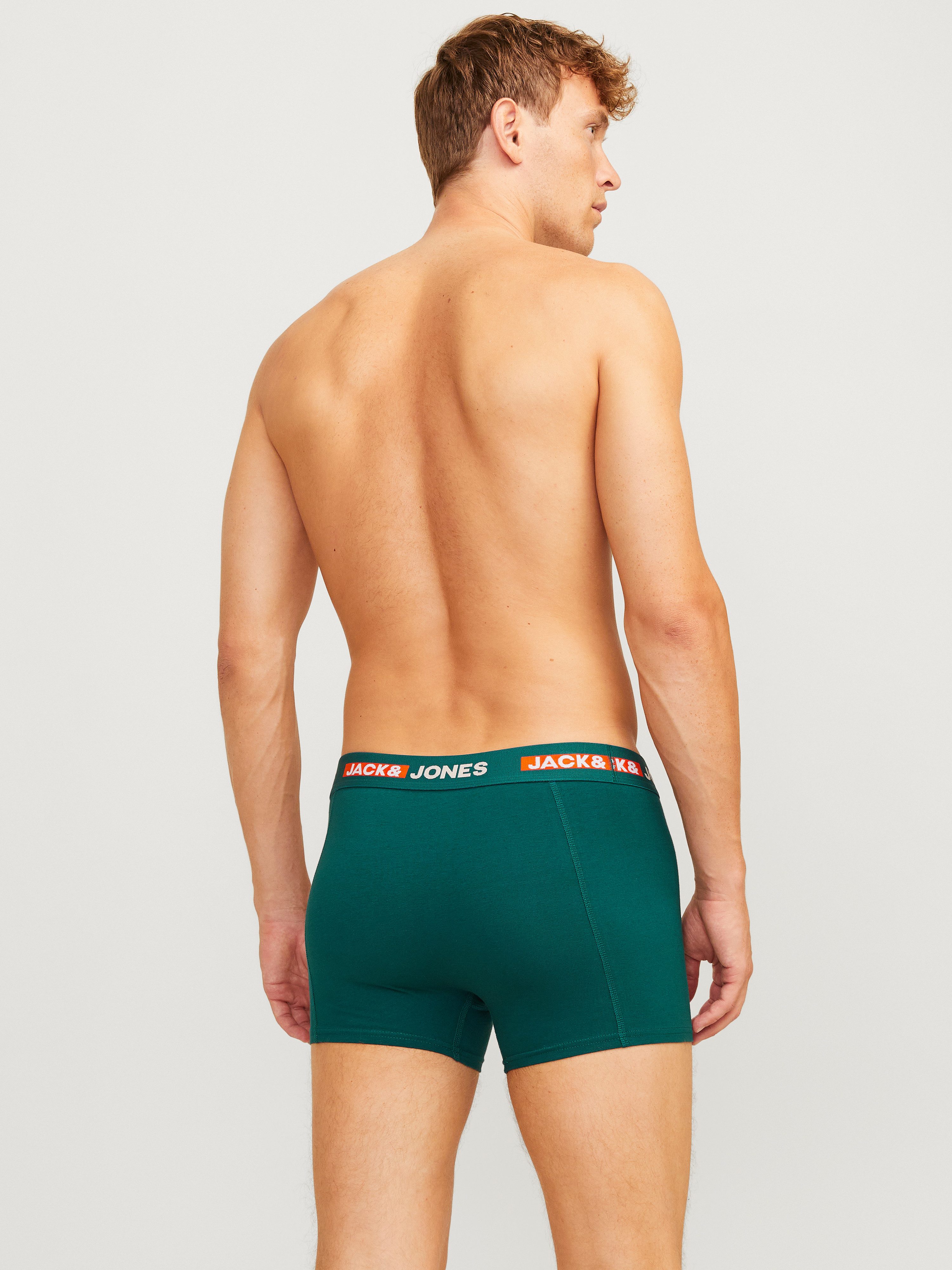 Jack & Jones Trunk JACSCOTT SOLID TRUNKS 3 PACK SN (set 3 stuks)