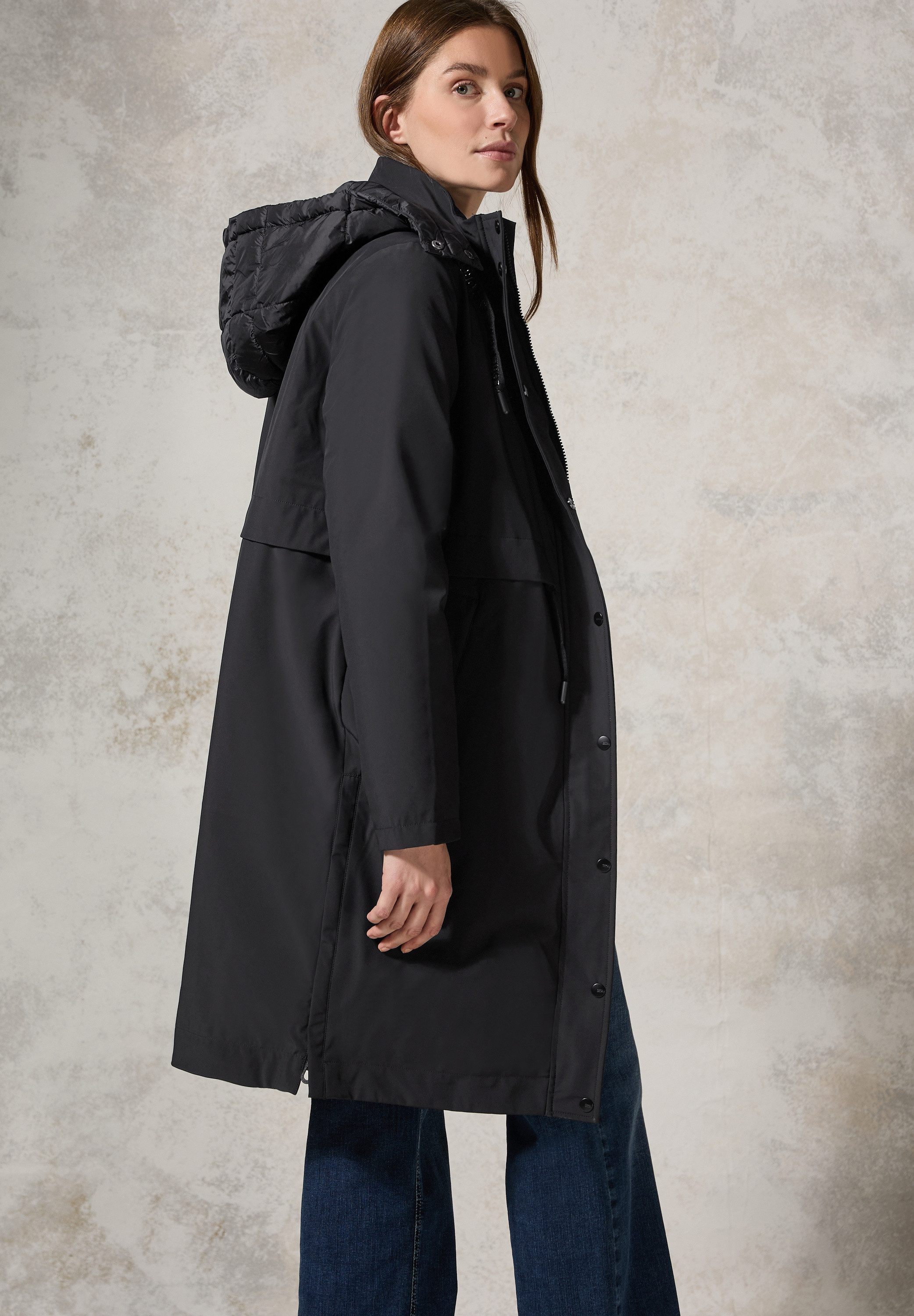 Cecil Trenchcoat met een capuchon