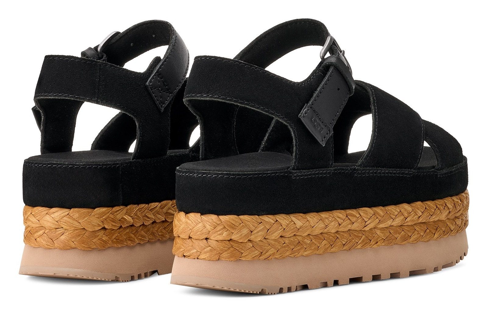 UGG Plateausandalen AUBREY ANKLE STRAP , sandalette, sleehak sandaal met verstelbaar riempje