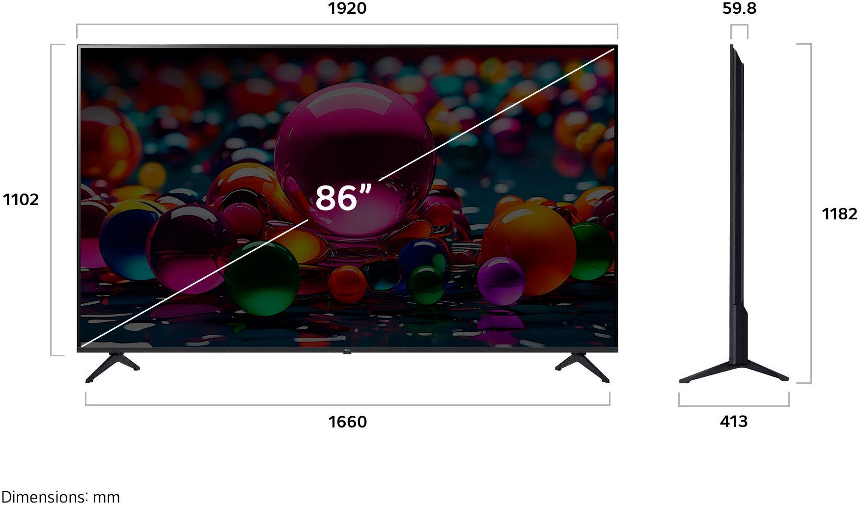 LG Led-TV 86UA75006LA