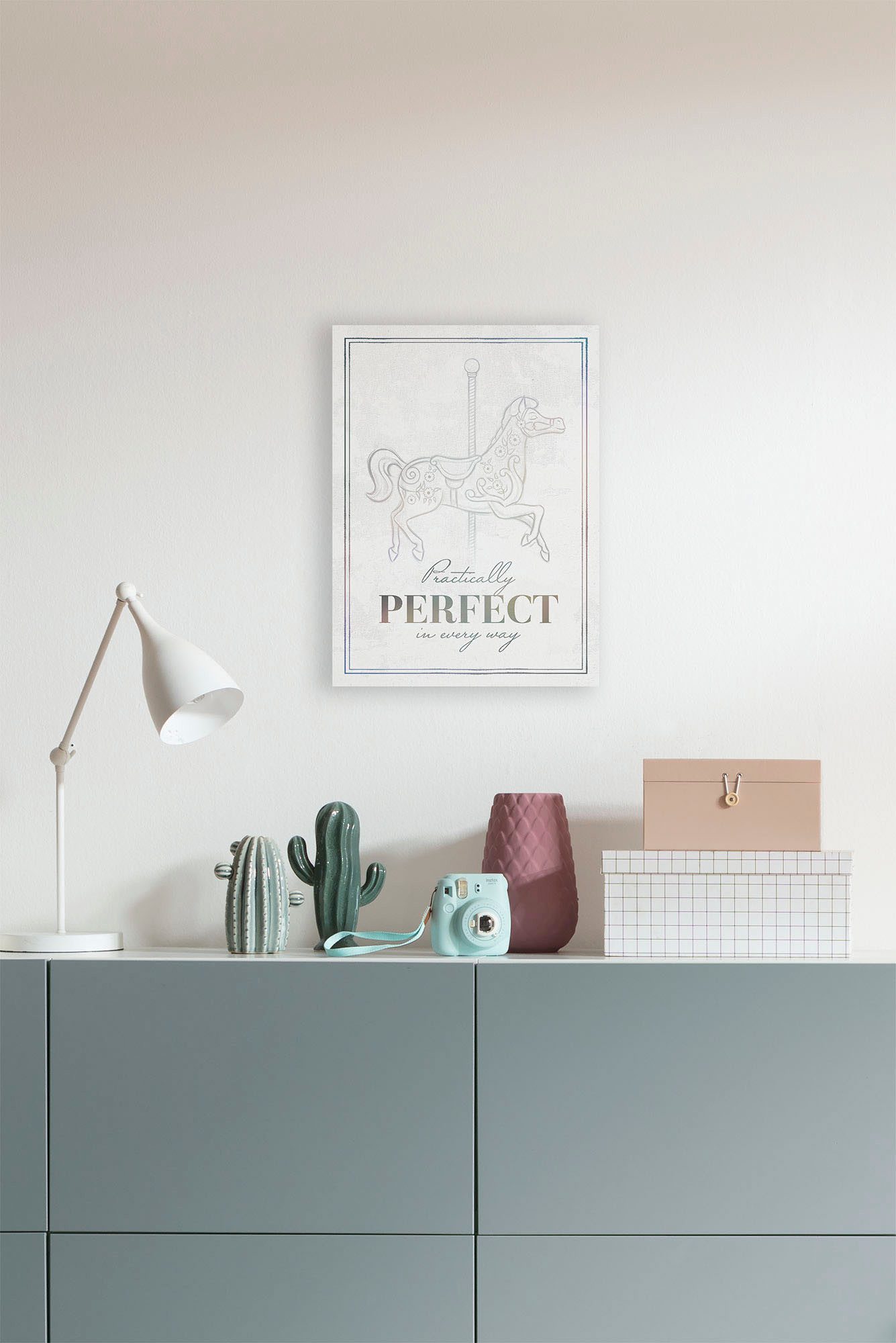 Komar Artprint op linnen Mary Poppins Pretty Perfect - Afmeting 30 x 40 cm (1 stuk)