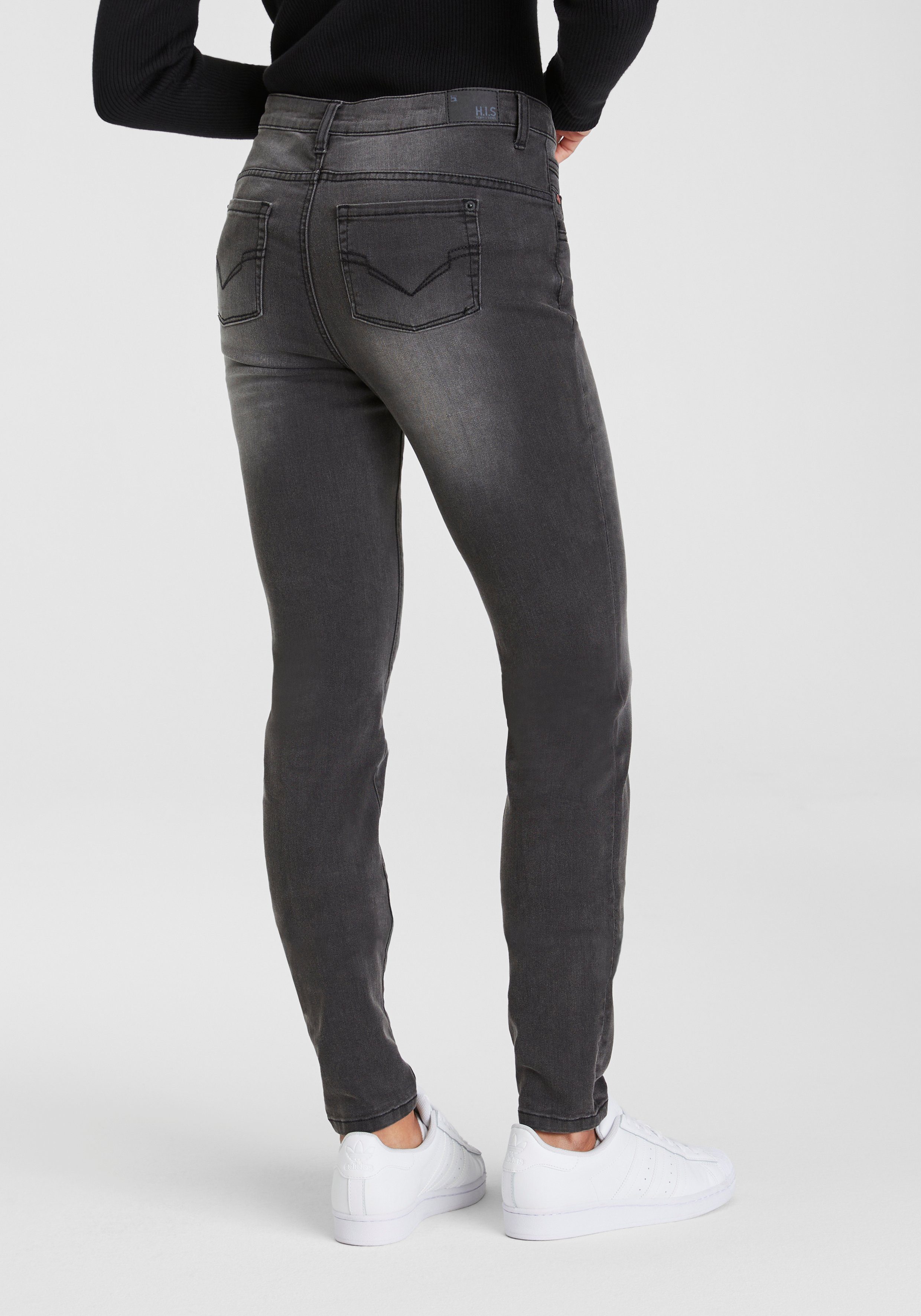 H.I.S 5-pocket jeans DjunaHS ecologische, waterbesparende productie door ozon wash