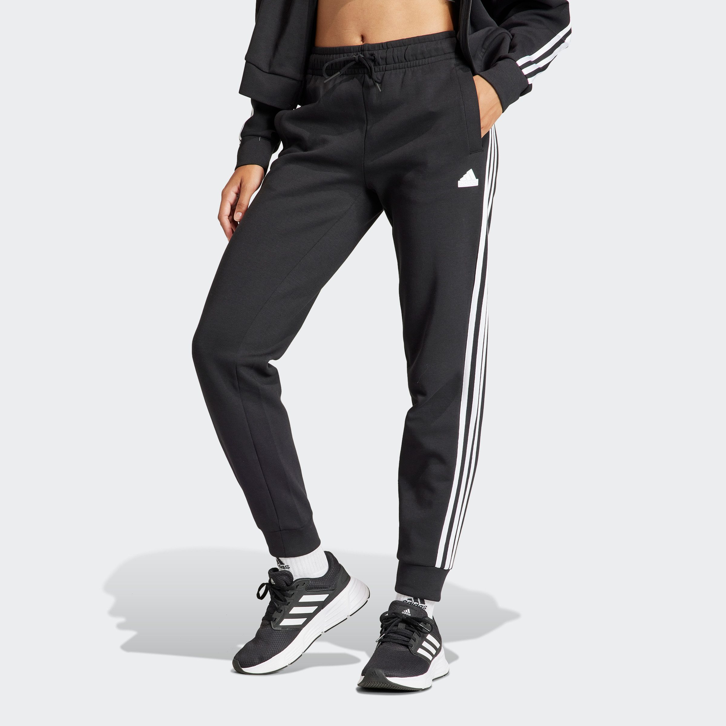 ADIDAS SPORTSWEAR Regular fit sweatpants met labelstitching