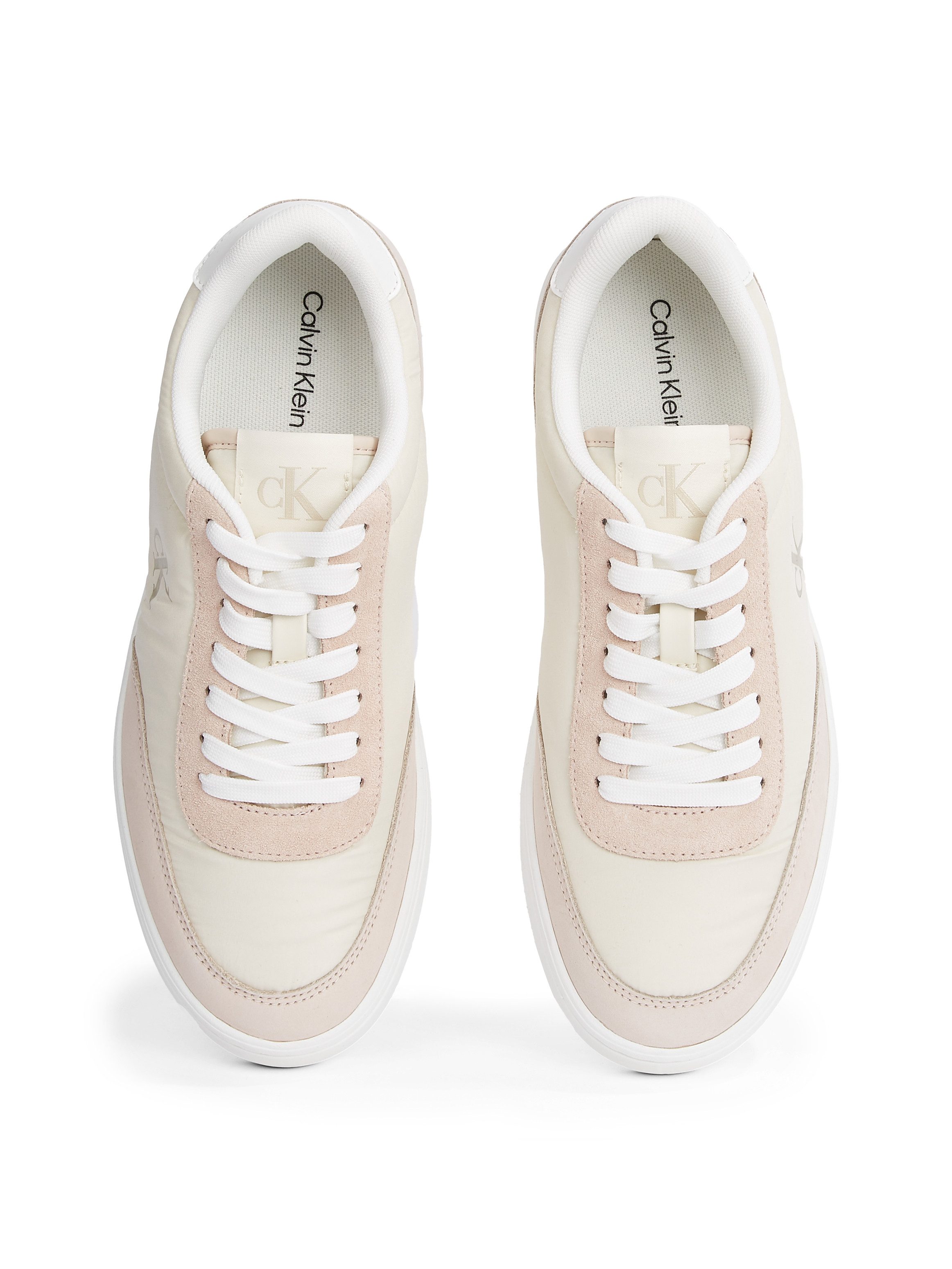 Calvin Klein Sneakers CLASSIC CUPSOLE MIX IN , veterschoenen, vrijetijdsschoen, lage schoen met plateauzool