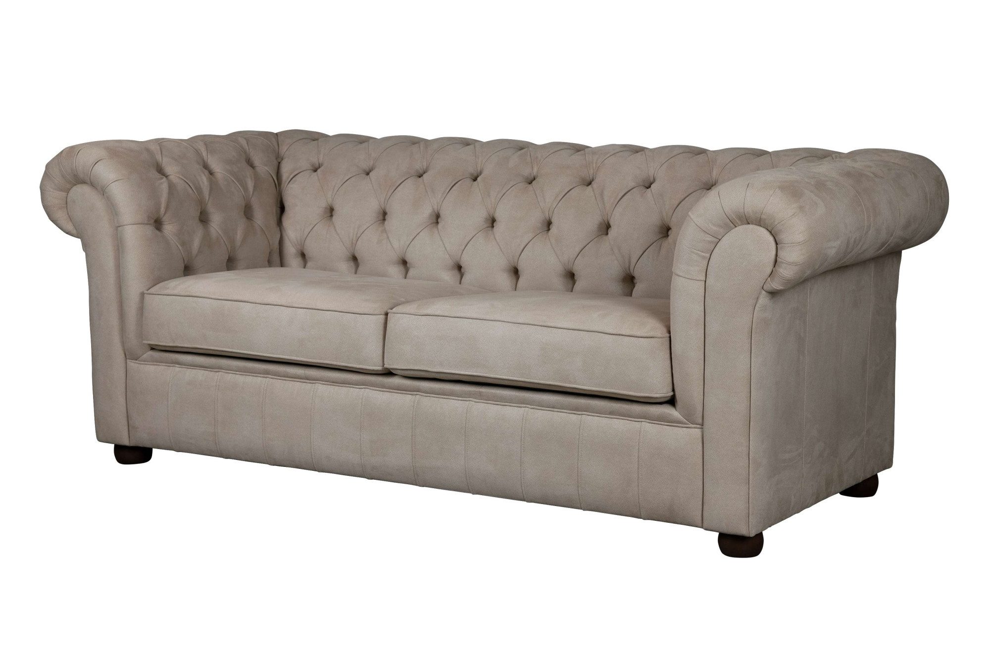 Home affaire 3-zitsbank CHARENTE, optionele slaapbank, Chesterfield-sofa, bedfunctie met edele knoopbevestiging en typische armleuningen, b/d/h 198/89/74 cm