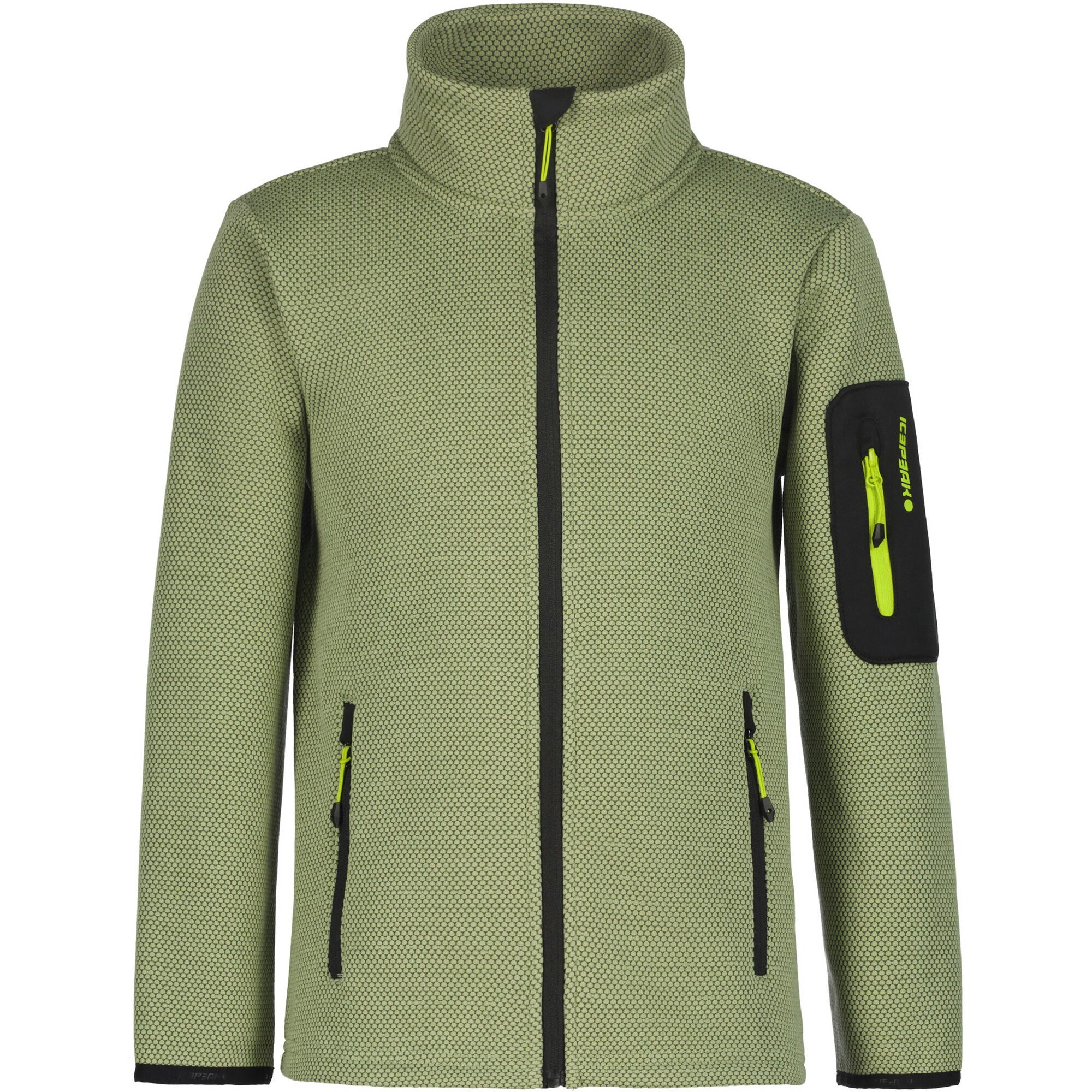 Icepeak Functioneel jack K FLEECEJAS KEVELAER met hoge staande kraag