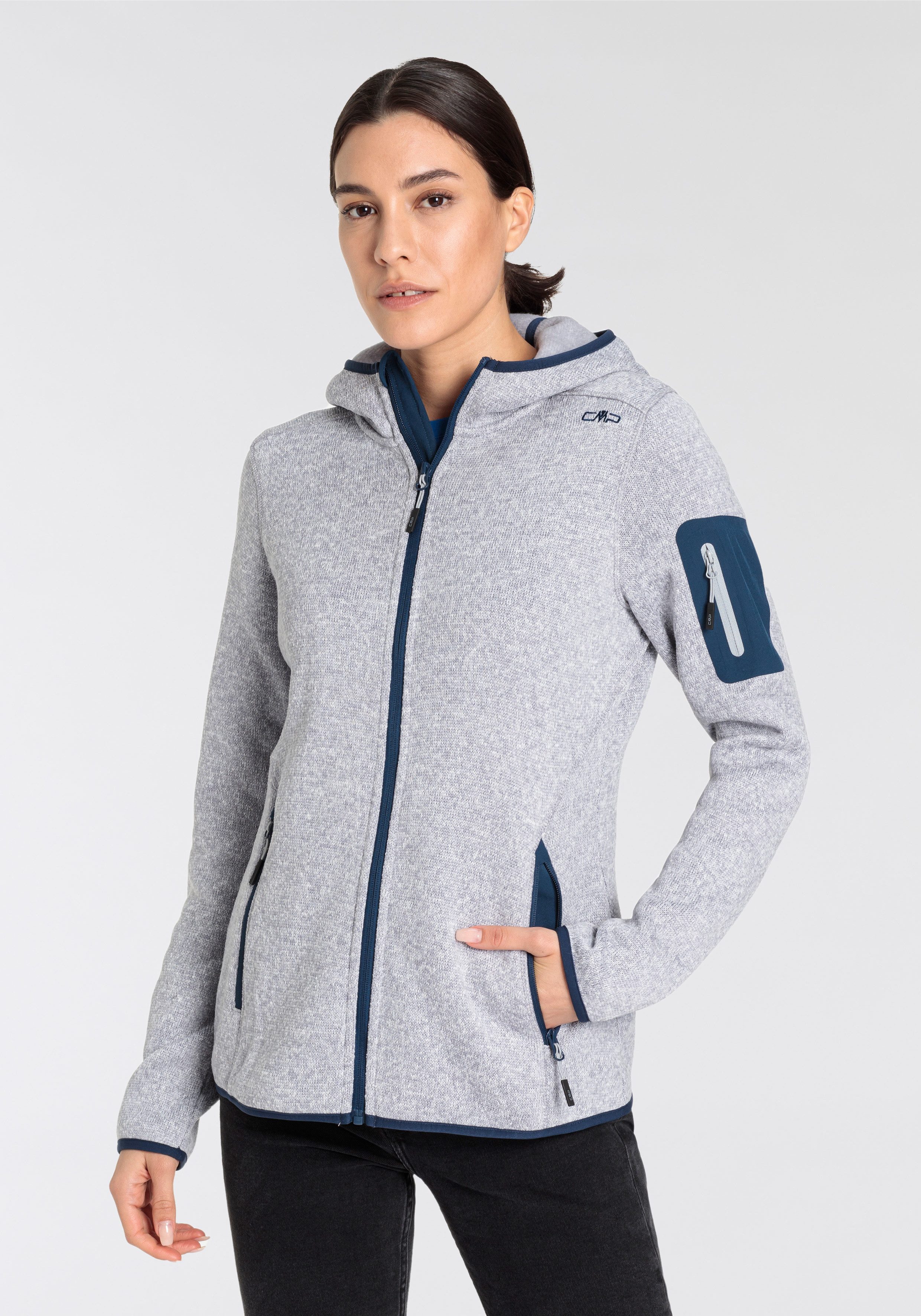 CMP Gebreid fleecejack Warm